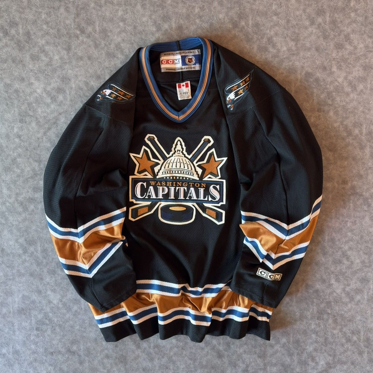 Ccm Crazy Vintage CCM washington capitals jersey Size US XXL / EU 58 / 5 - 1 Thumbnail
