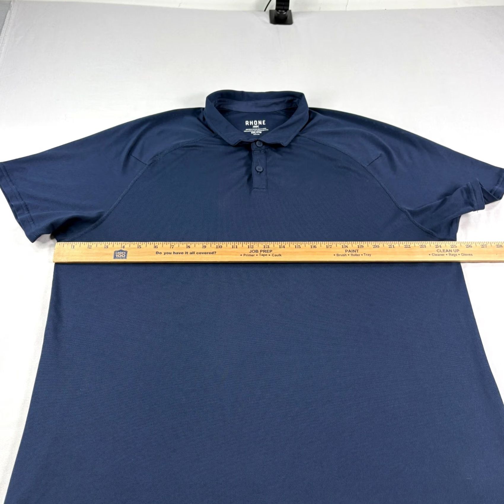 Rhone Rhone Shirt Mens 2XL Blue Delta Pique Polo Short Sleeve Golf Performance Shirt Size US XXL / EU 58 / 5 - 3 Thumbnail
