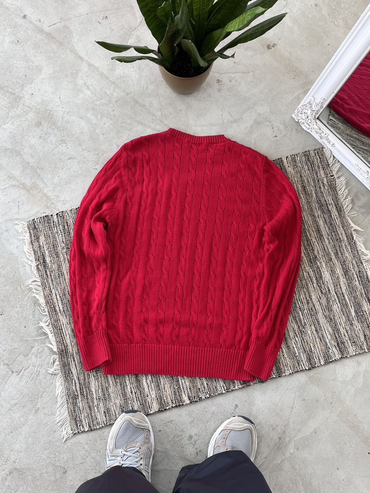 Polo Ralph Lauren × Vintage Hype Vintage Polo Ralph Lauren Knit Sweater Red Y2K Size US M / EU 48-50 / 2 - 3 Thumbnail