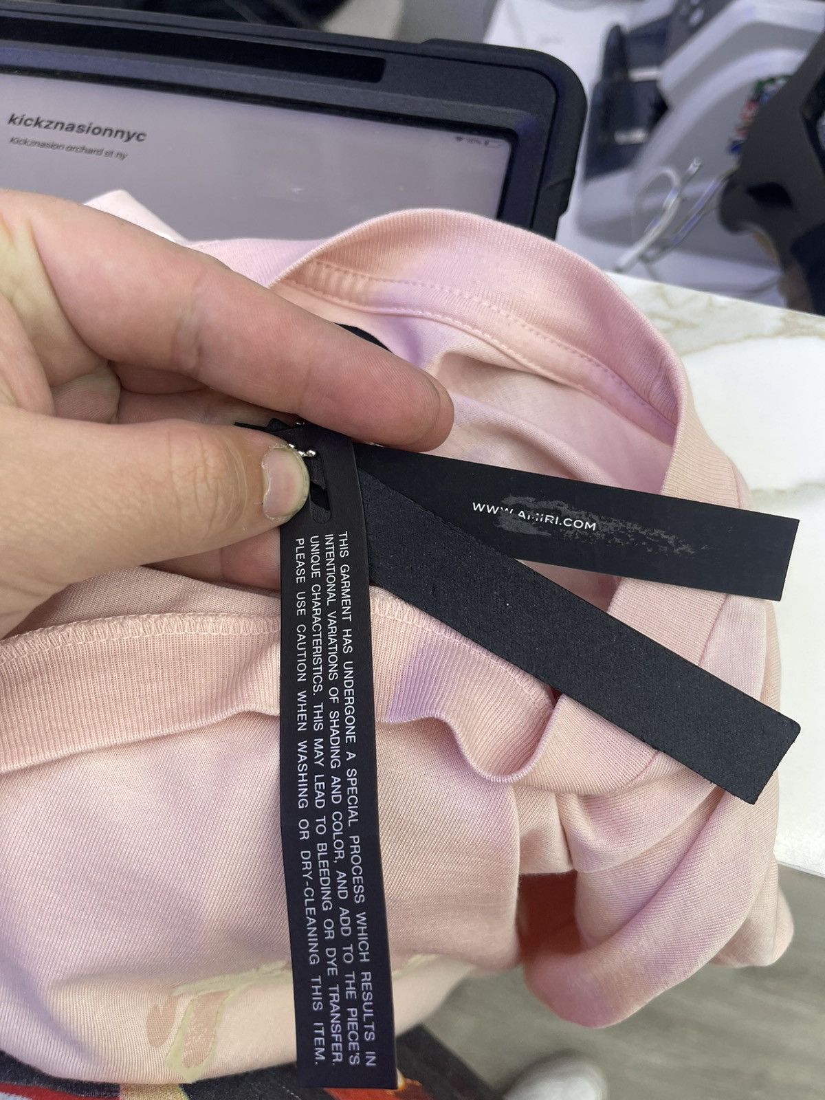 Amiri Amiri 22 tee (pink) Size US XXL / EU 58 / 5 - 5 Thumbnail