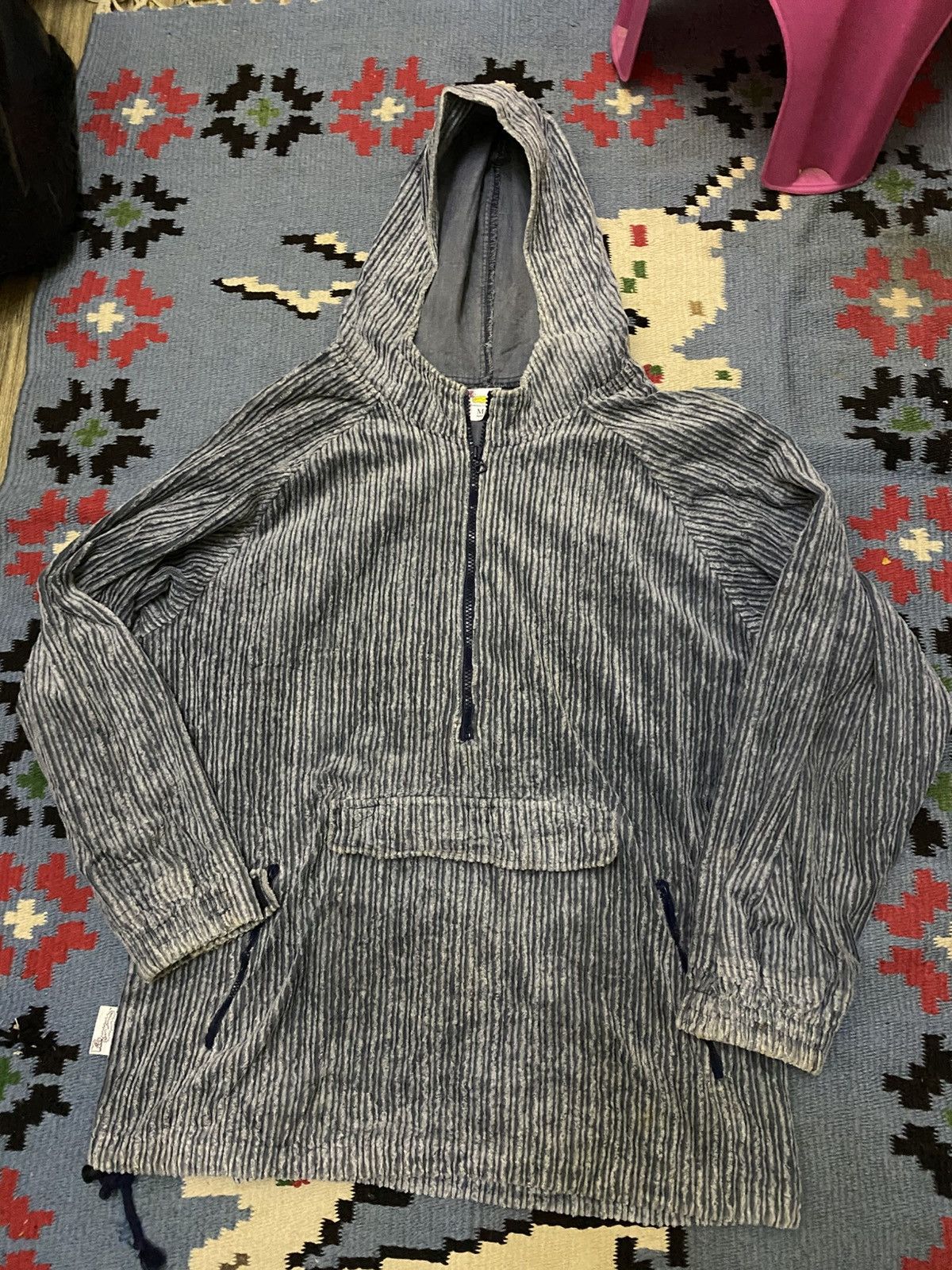 Mtv 1996 CORDUROY MTV BEAVIS & BUTTHEAD ANORAK ZIPPER HOODIE Size US M / EU 48-50 / 2 - 1 Thumbnail