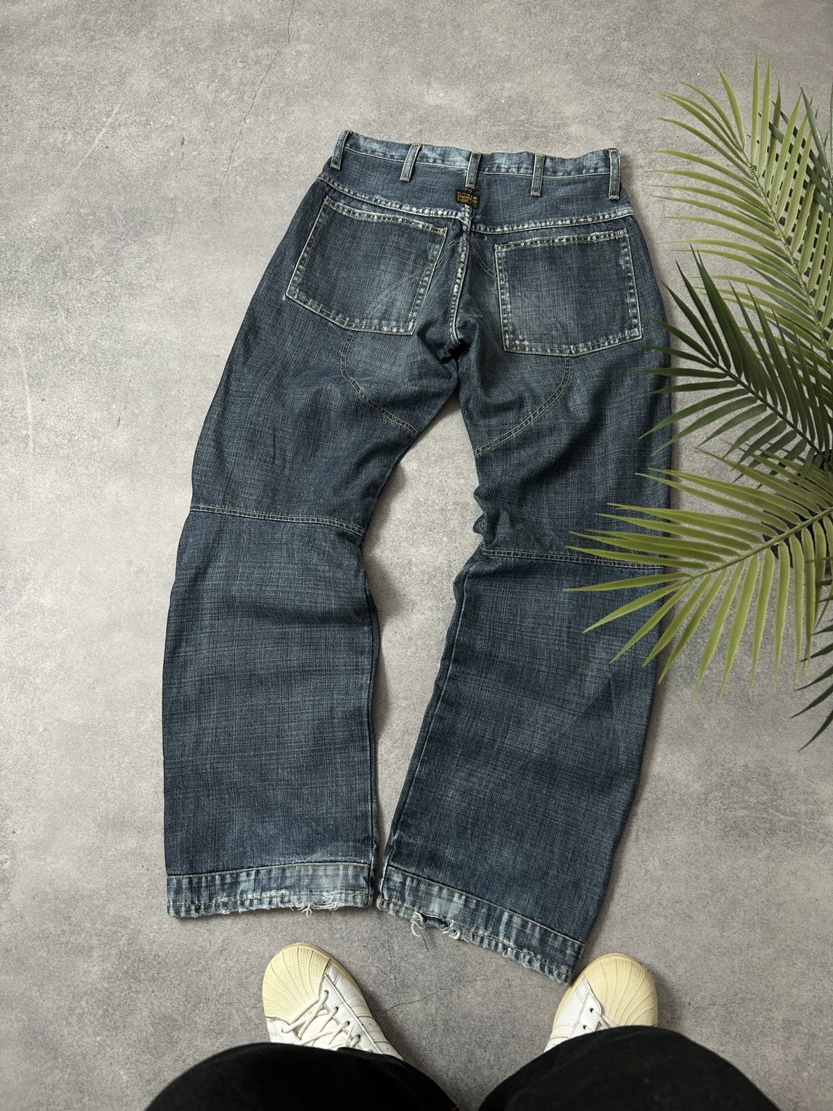 G-Star Vintage G-star Raw Elwood y2k distressed jeans 32/34 Size US 32 / EU 48 - 1 Thumbnail