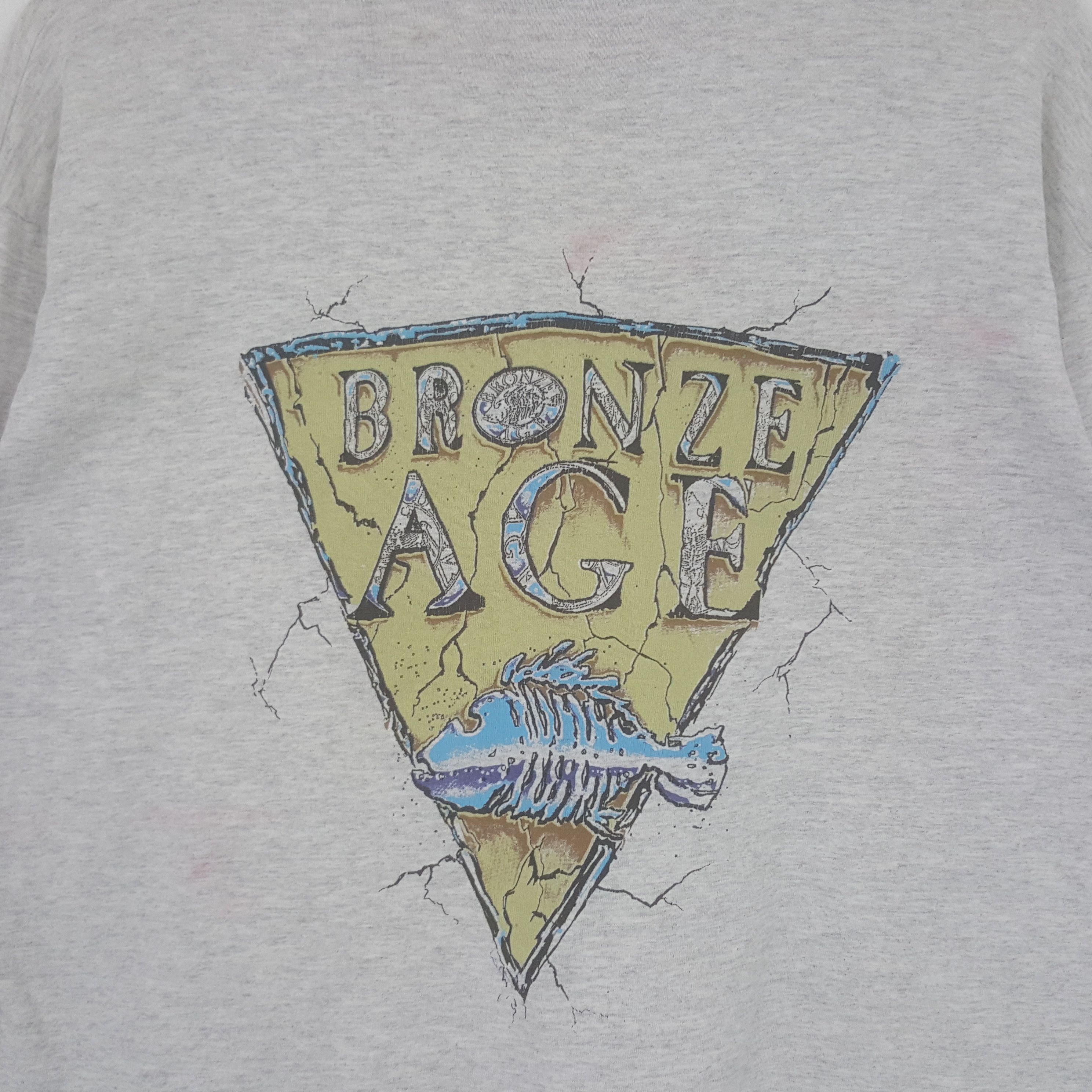 Vintage Vintage 90's Bronze Age Surfing Style Long Sleeve Tshirt Size US L / EU 52-54 / 3 - 2 Thumbnail