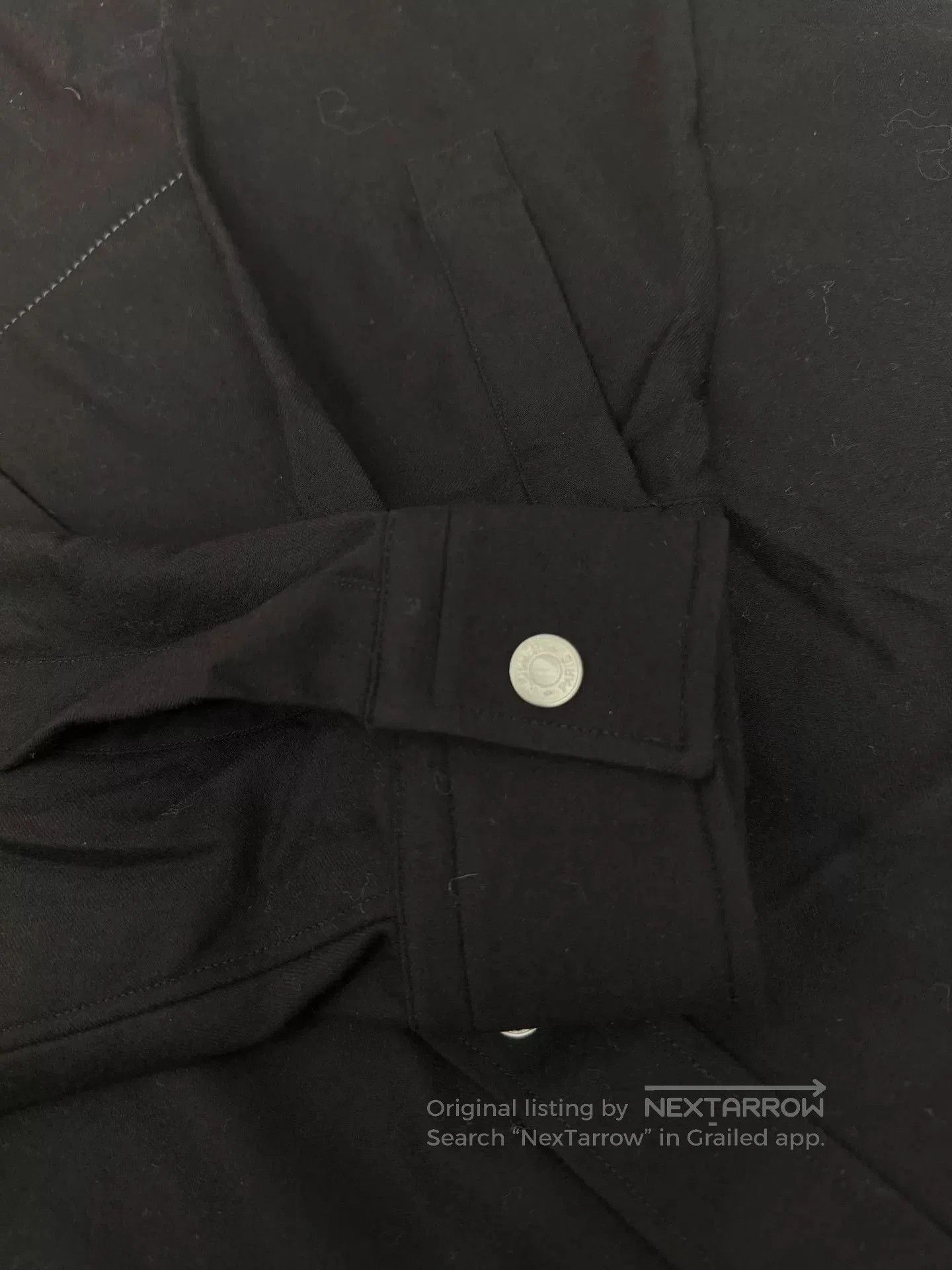 Hermes Hermes Black Wool Long-Sleeve Shirt Jacket. Size US S / EU 44-46 / 1 - 5 Thumbnail