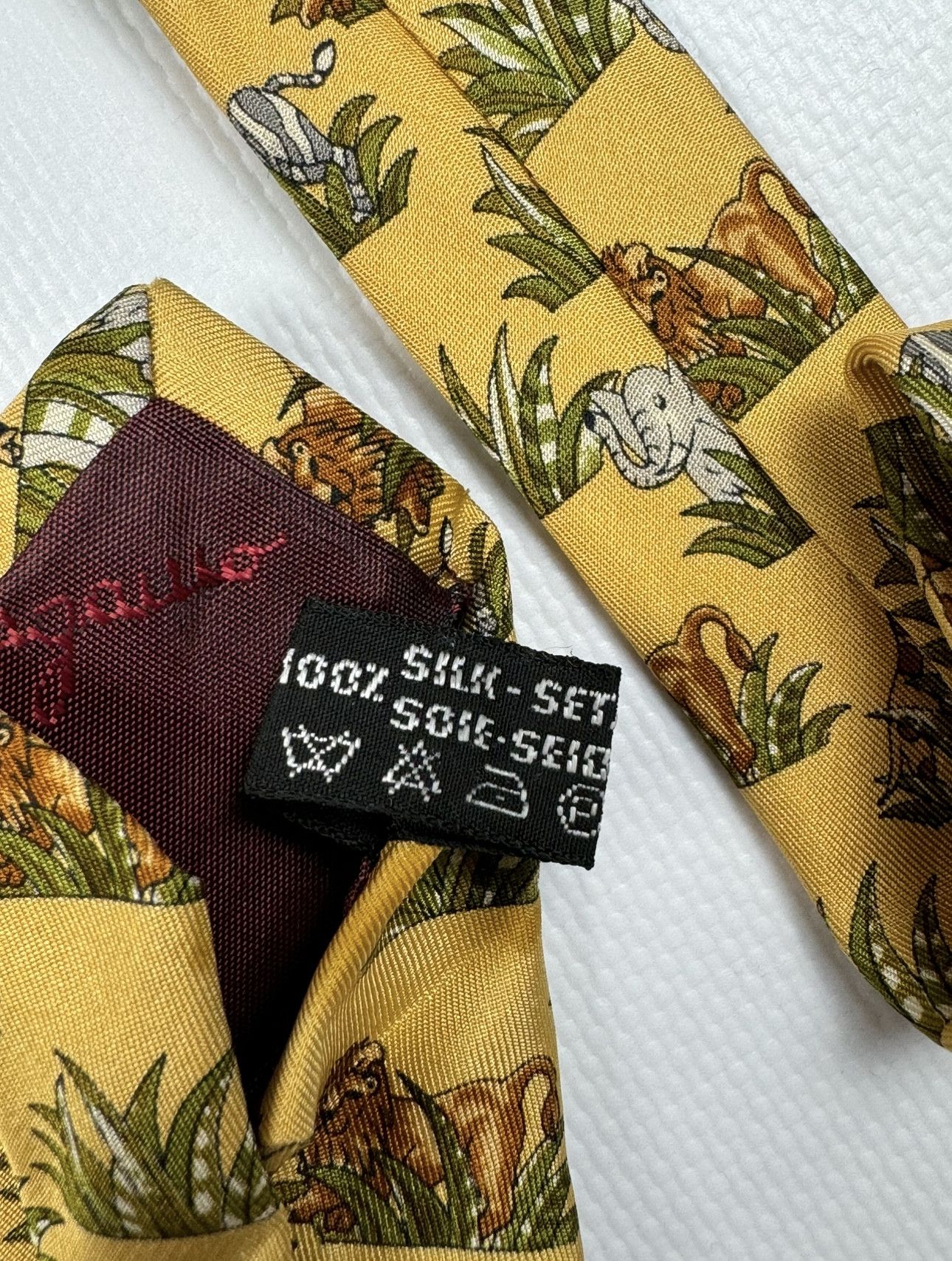 Salvatore Ferragamo Salvatore Ferragamo Tie Silk Size ONE SIZE - 5 Thumbnail