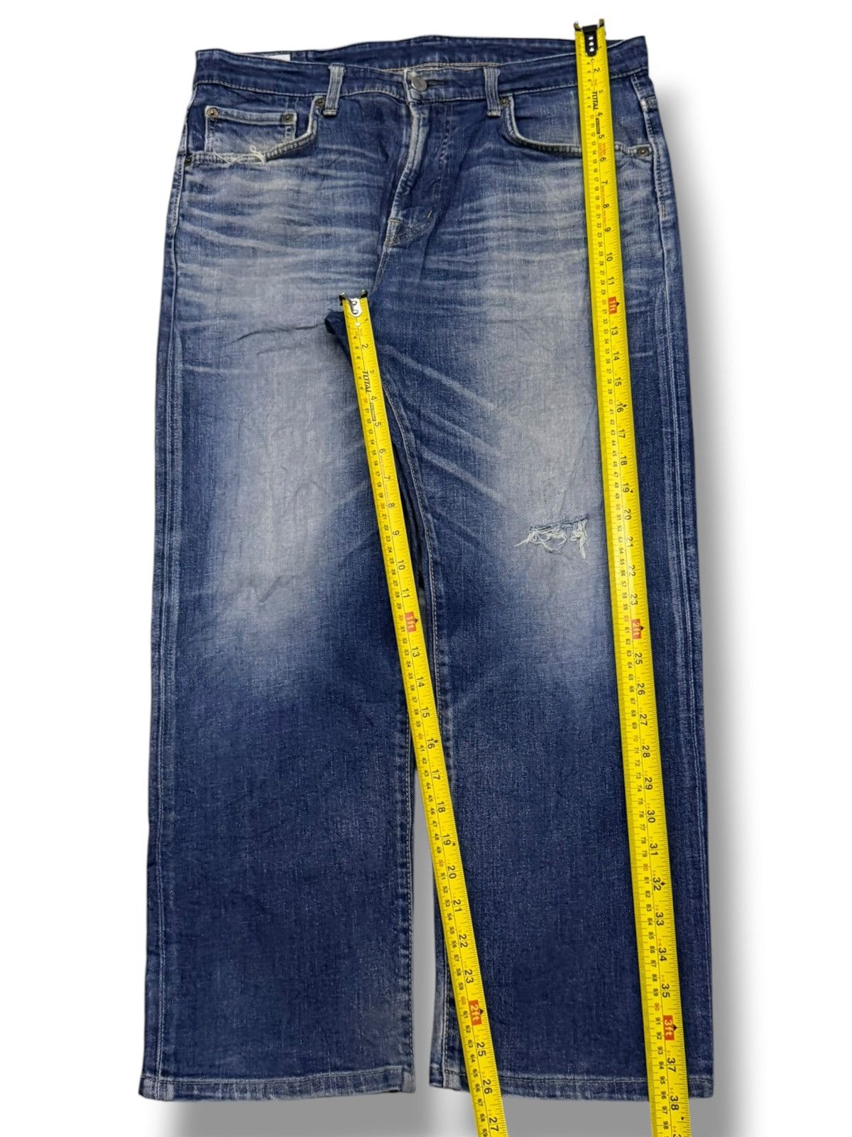 Edwin Vintage Edwin E504R Japan Denim Jeans | Relaxed Straight W34 Size US 34 / EU 50 - 15 Thumbnail