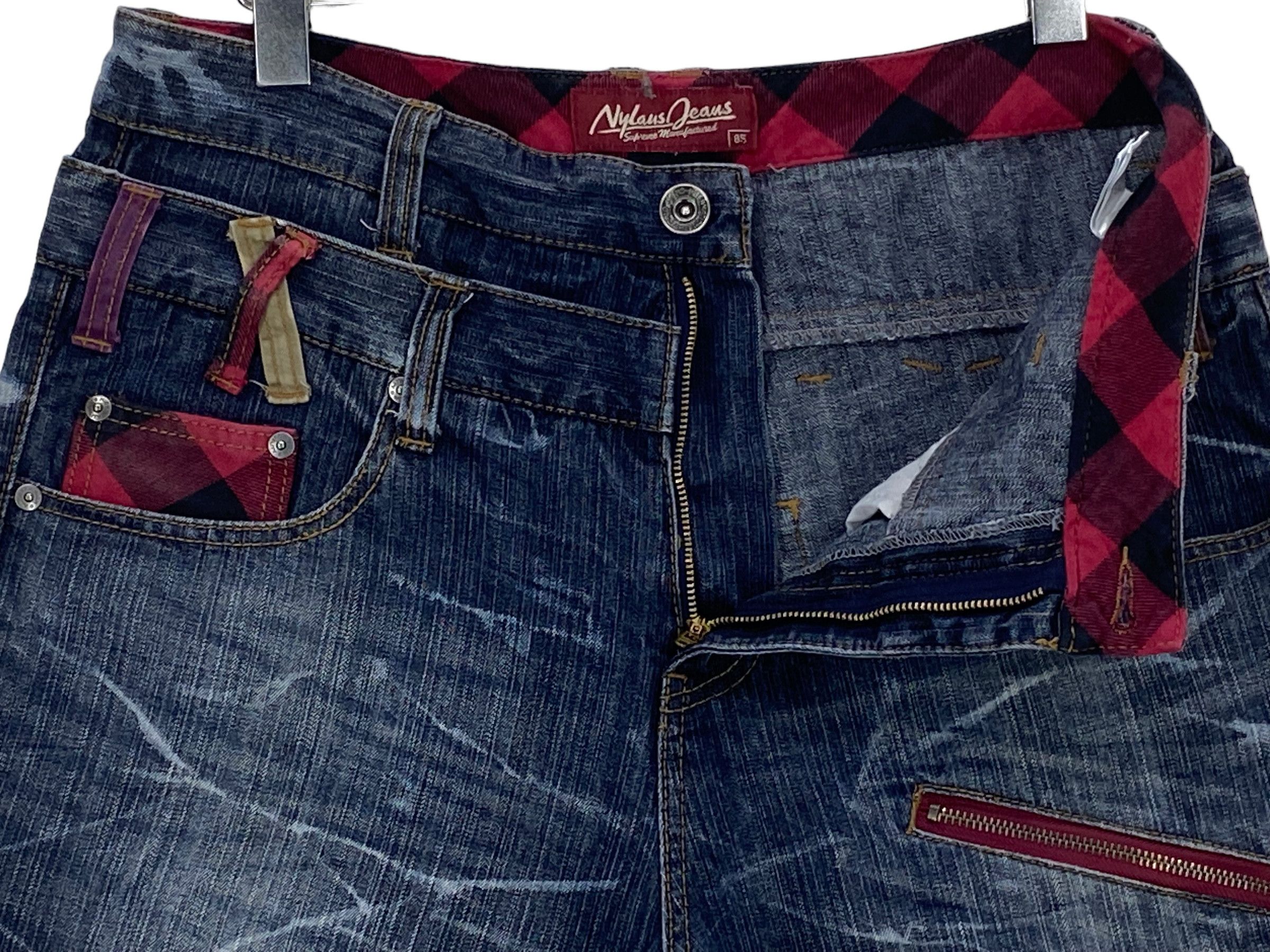 Japanese Brand Nylons Double Waist Short Jeans Japanese Brand jeans Size US 33 - 7 Thumbnail
