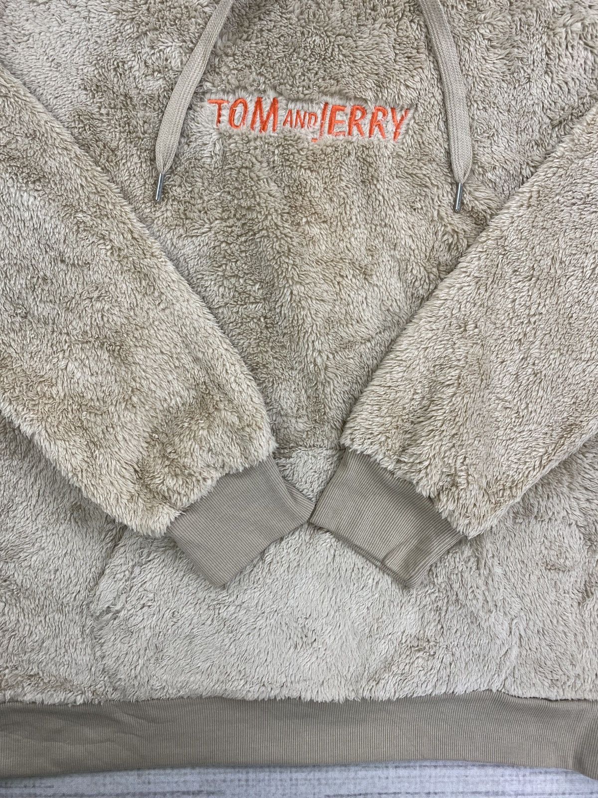 Cartoon Network × Vintage 🔥Vintage Tom And Jerry Fleece Hoodie With Ear Size US M / EU 48-50 / 2 - 8 Thumbnail