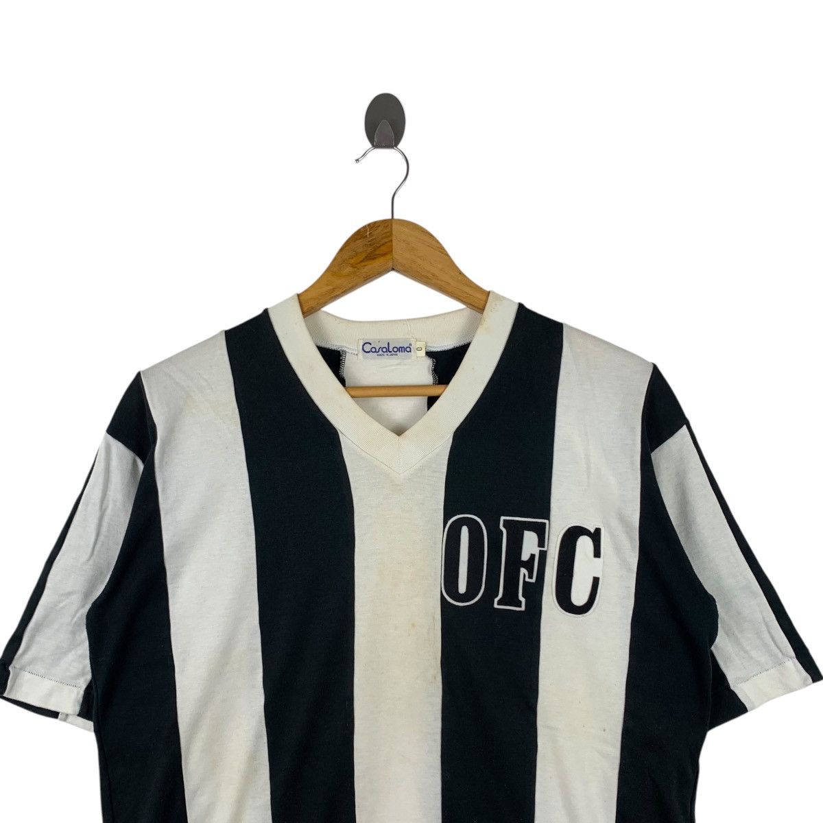 Japanese Brand Vintage CASALOMA OFC Japanese Brand Hickory Stripes Shirt Size US M / EU 48-50 / 2 - 2 Thumbnail