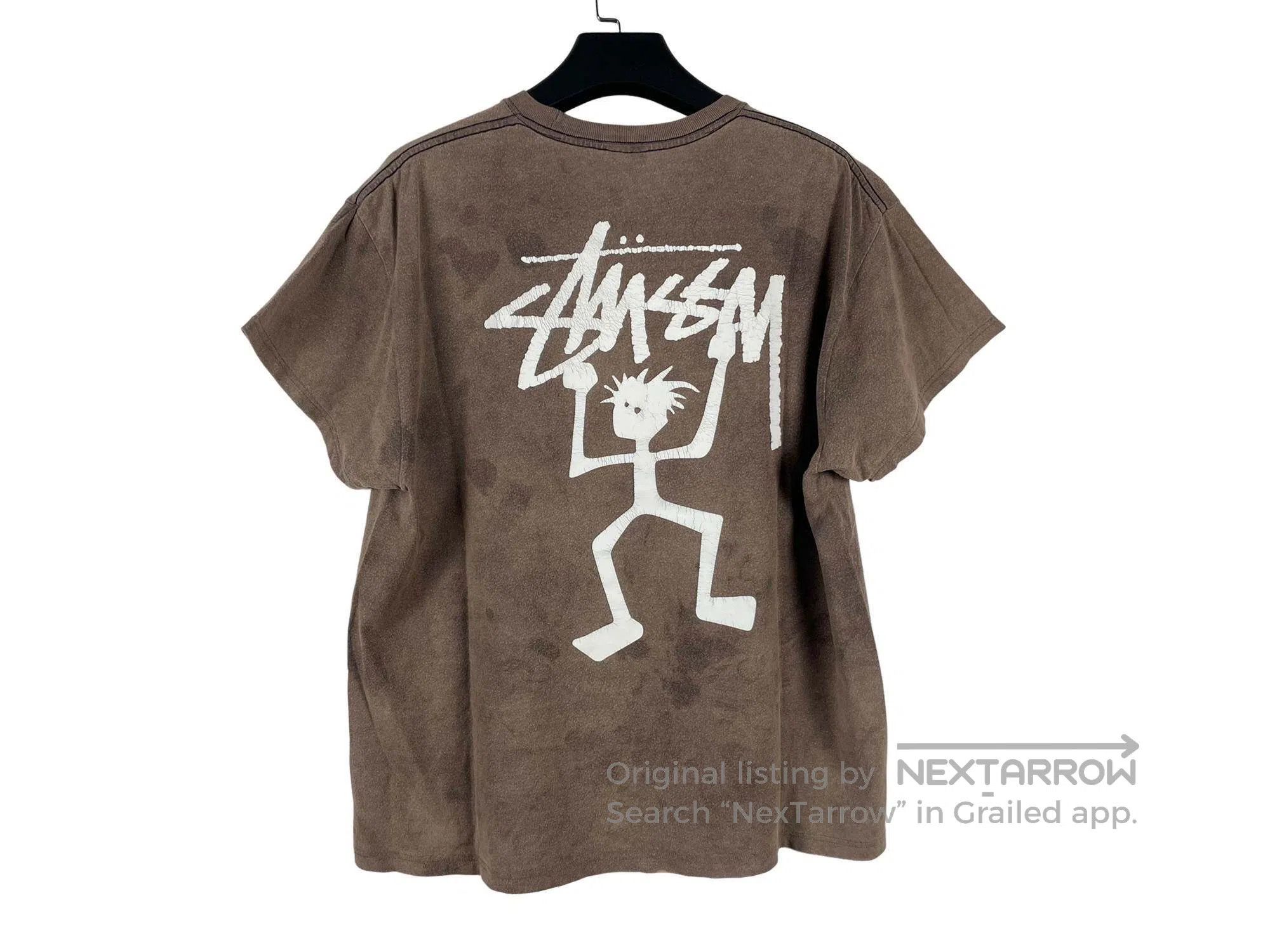 Vintage vintage Matchstick Man Printed Retro Short Sleeve Size US XL / EU 56 / 4 - 2 Thumbnail