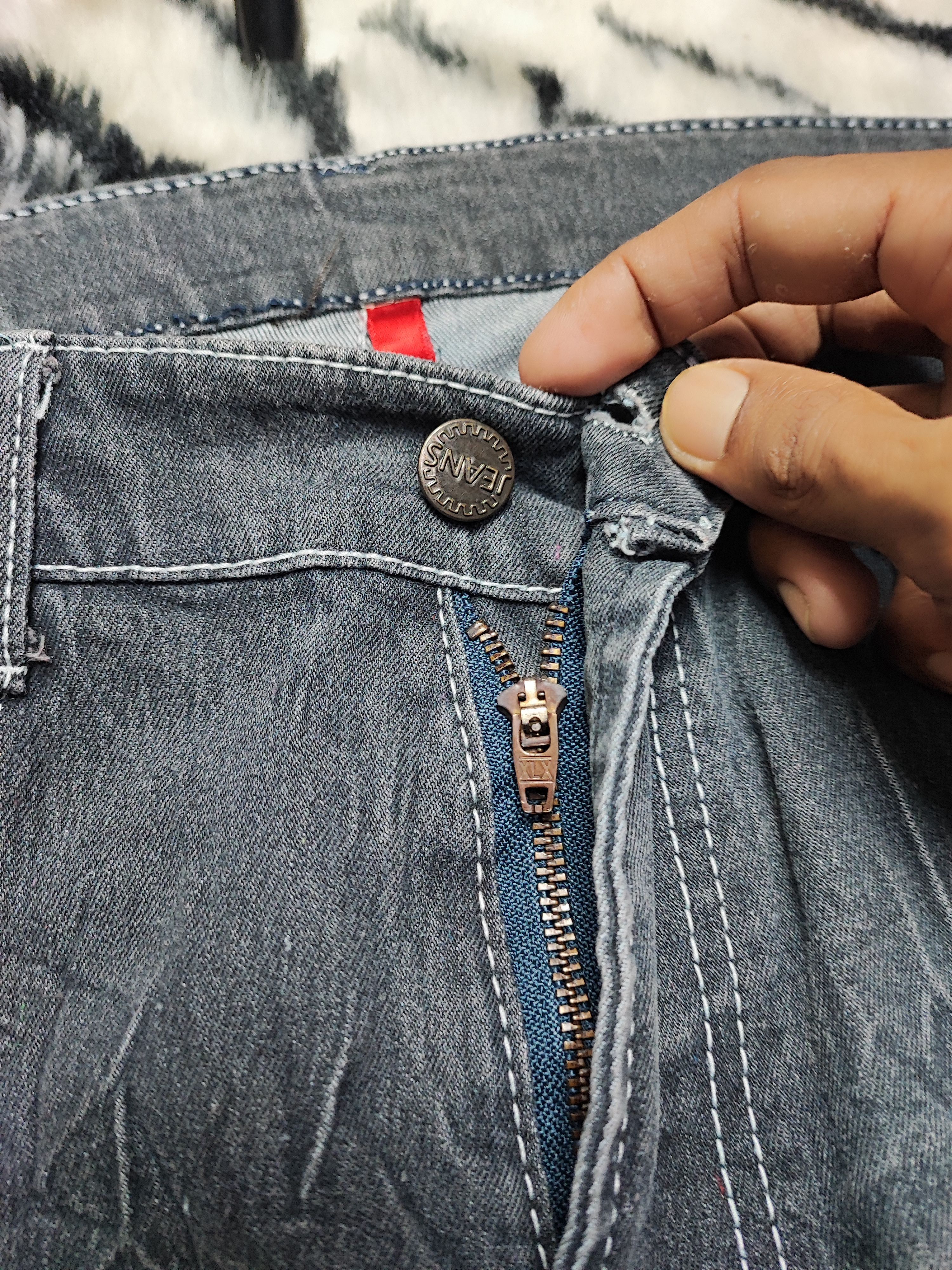 Affliction × Japanese Brand Skull Punk Embroidered Denim Jeans Size US 30 / EU 46 - 6 Thumbnail