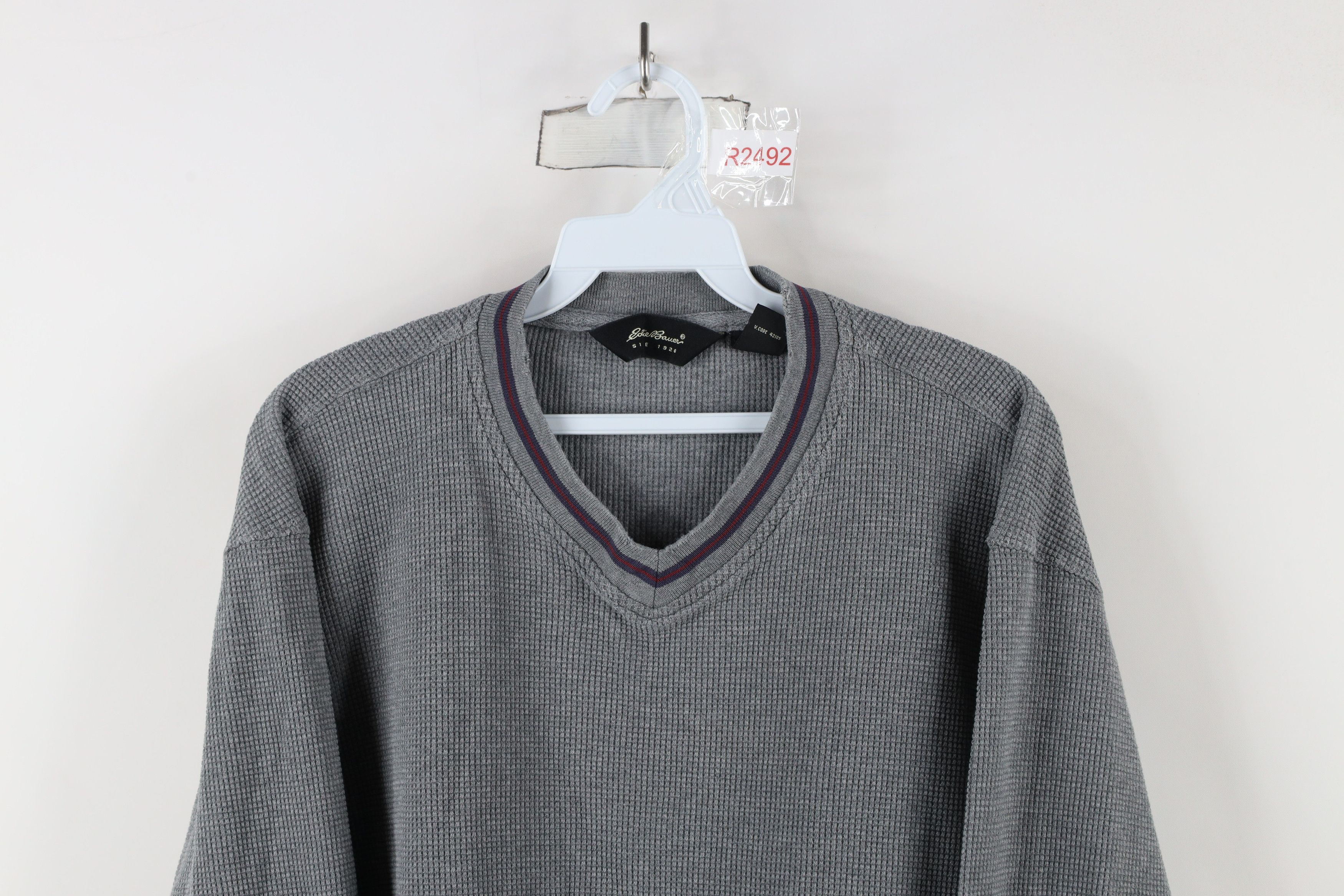 Eddie Bauer × Vintage Vintage 90s Eddie Bauer Waffle Knit Long Sleeve T-Shirt Size US L / EU 52-54 / 3 - 2 Thumbnail