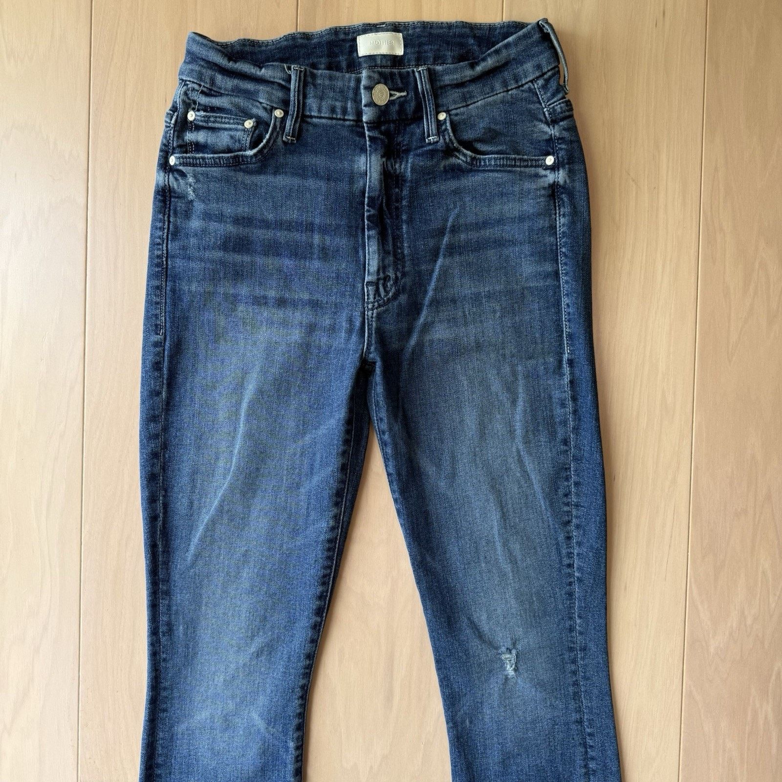 MOTHER Mother Looker Jeans Women's 25 Blue High Waisted Medium Wash Size 25" / US 0 / IT 36 - 3 Thumbnail