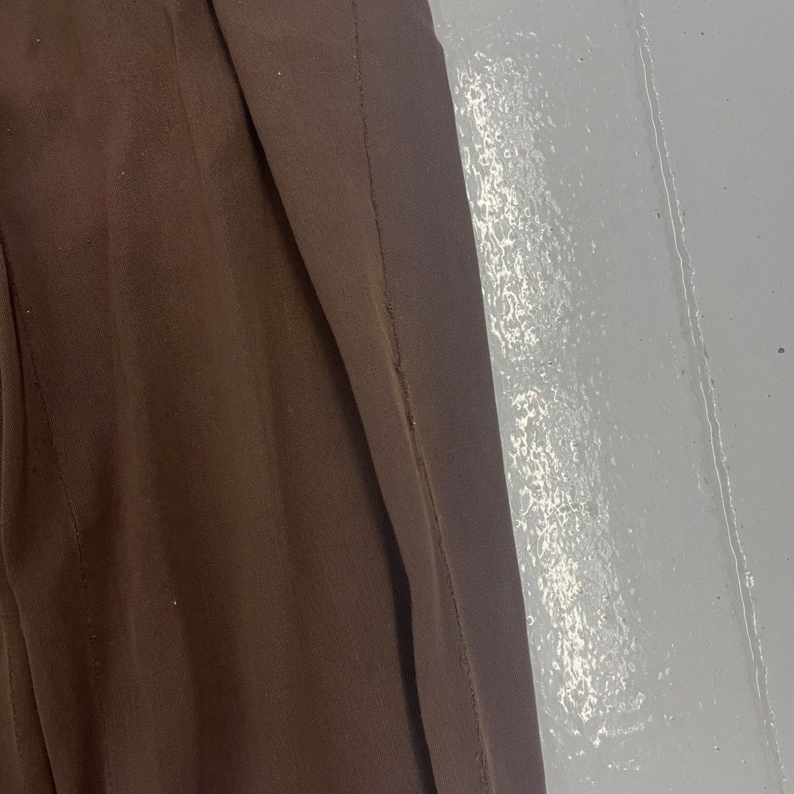 Other Vintage 40s Maroon Rayon Drop Loop Pleated Trousers 25x26 Size 25" / US 0 / IT 36 - 2 Thumbnail