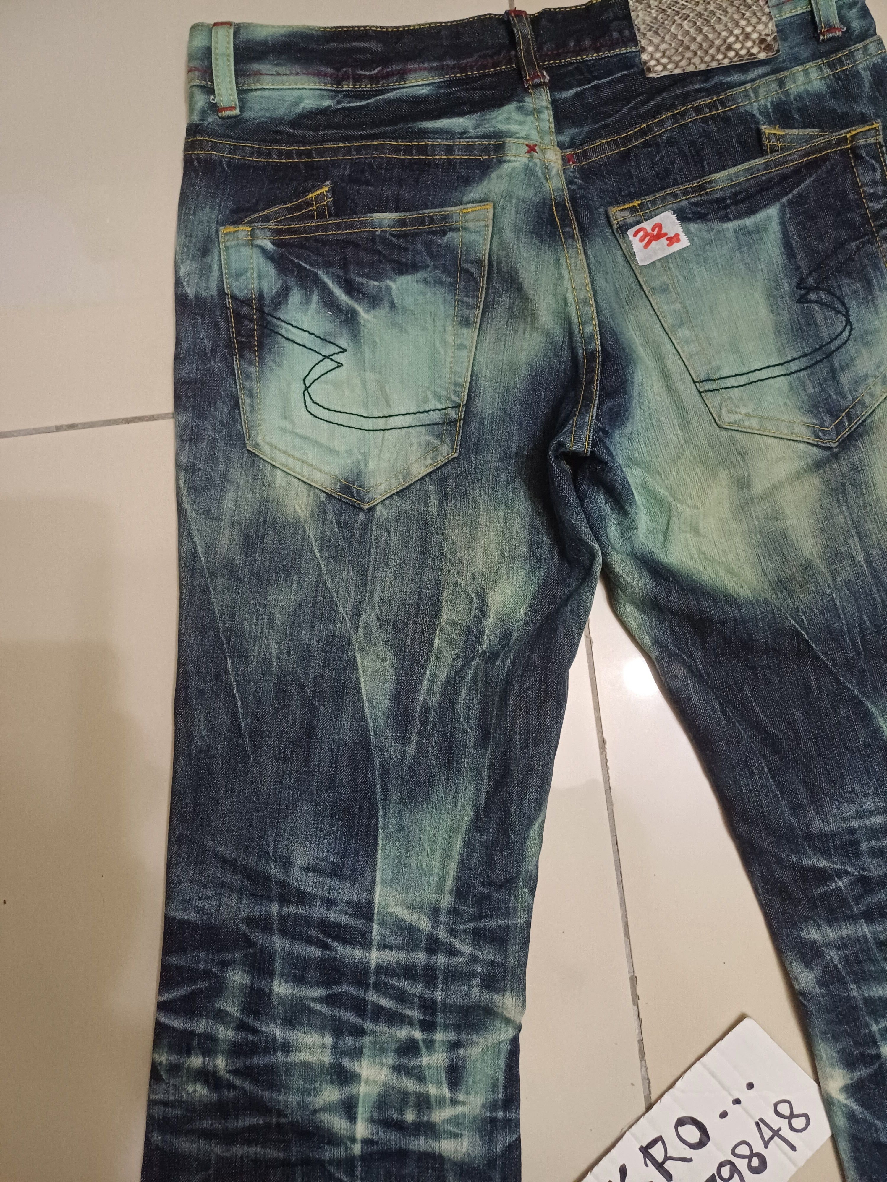 semanticdesign Crazy flared jeans, semantic design ..snake leather Size US 32 / EU 48 - 14 Thumbnail
