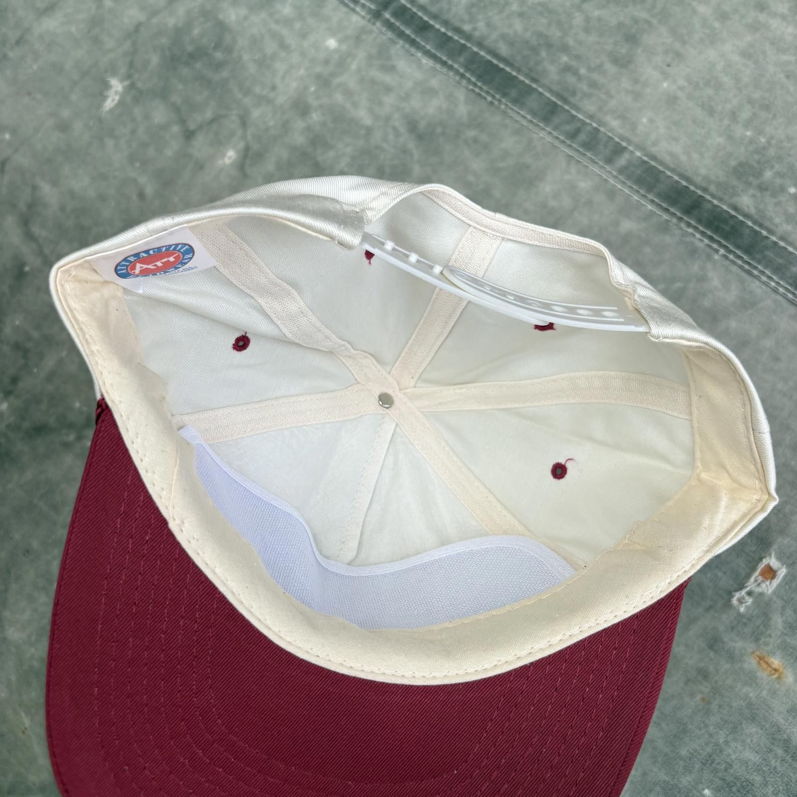 Vintage Vintage 90s Deadstock Arkansas Razorbacks Rope Trucker Hat Size ONE SIZE - 4 Thumbnail