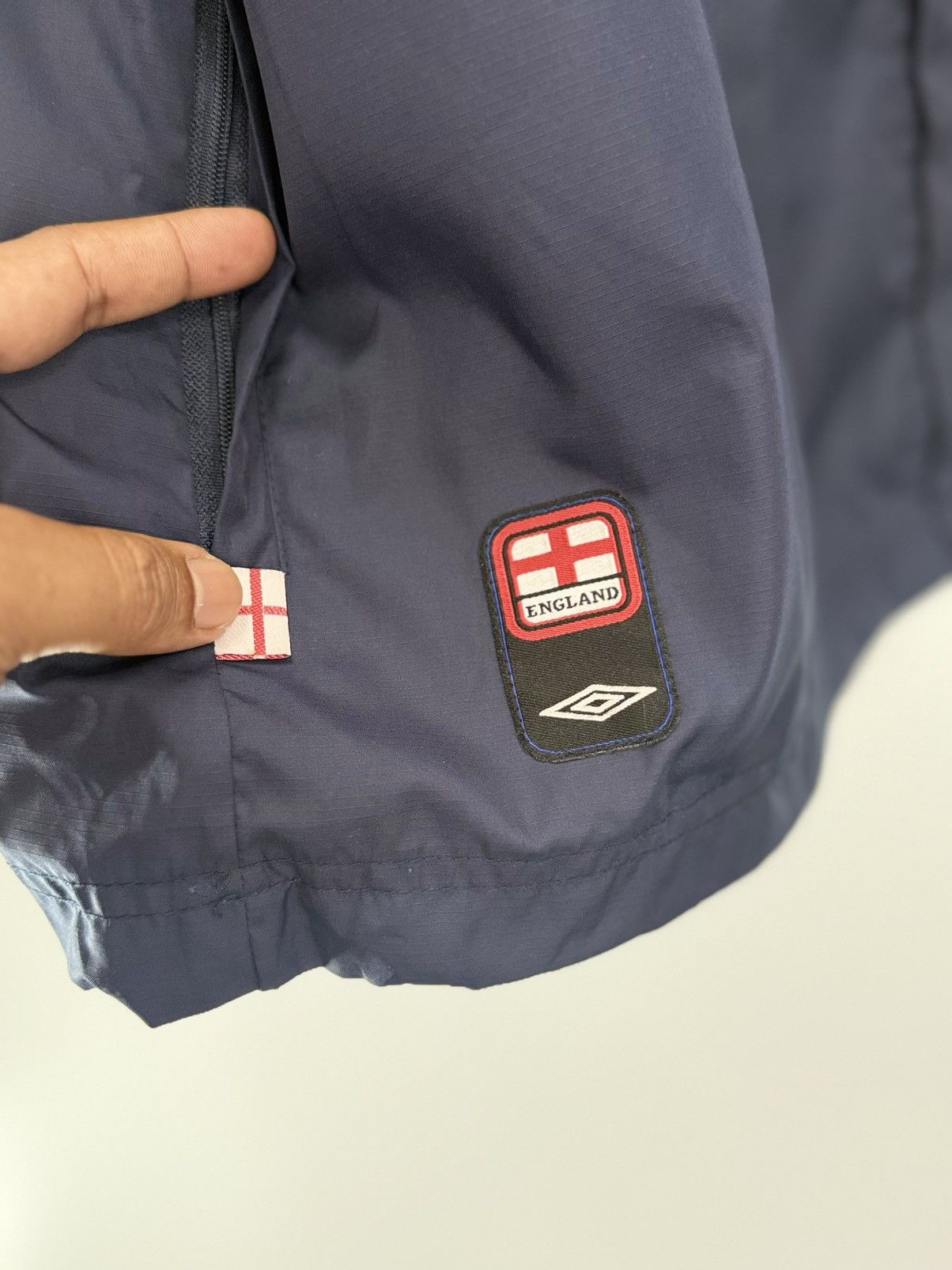 Umbro 🔥 Y2K Umbro England Trainer Windbreaker Jacket - L Size US L / EU 52-54 / 3 - 7 Thumbnail