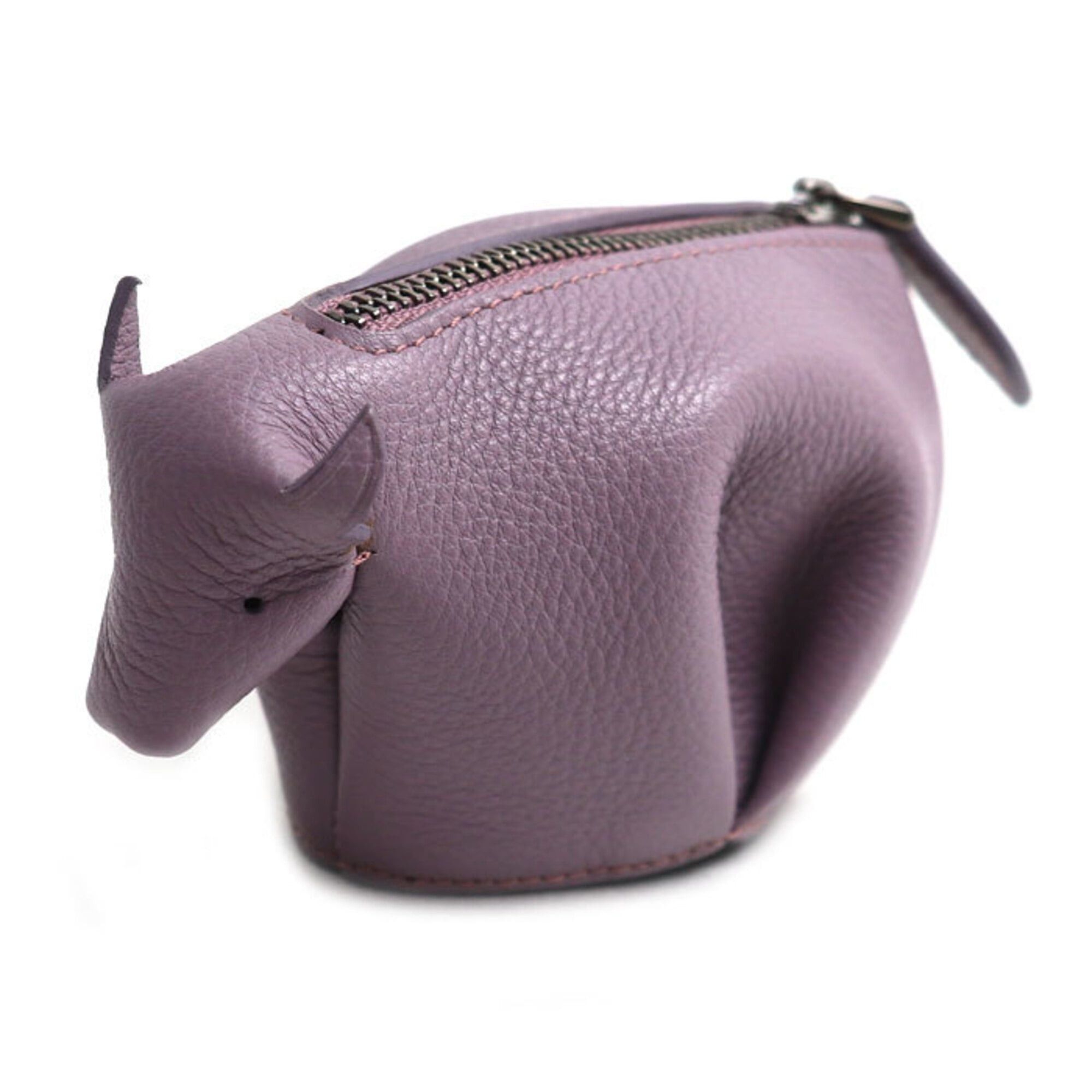 Loewe LOEWE (Loewe) Animal Cow Motif Coin Purse/Coin Case, Purple, Women's Size ONE SIZE - 1 Thumbnail