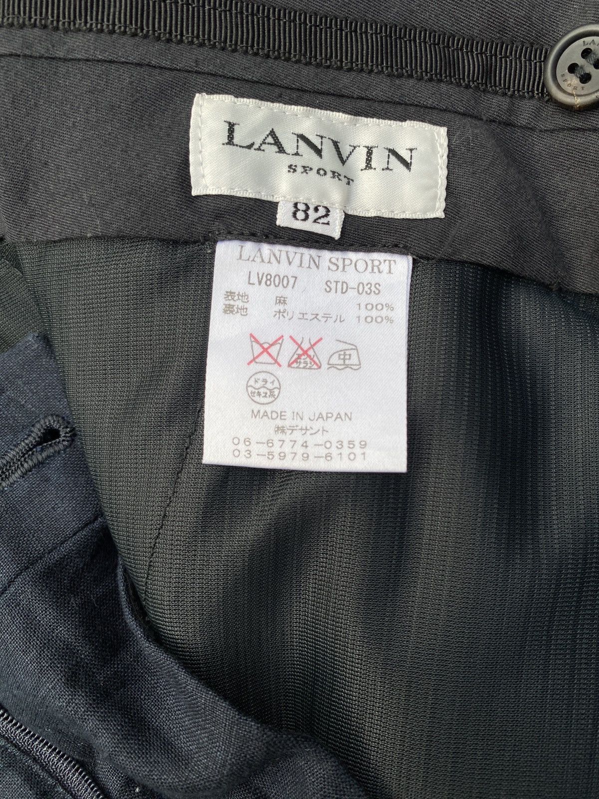 Lanvin × Vintage 1990s - Lanvin Sport Trouser Pant Size US 31 - 12 Thumbnail