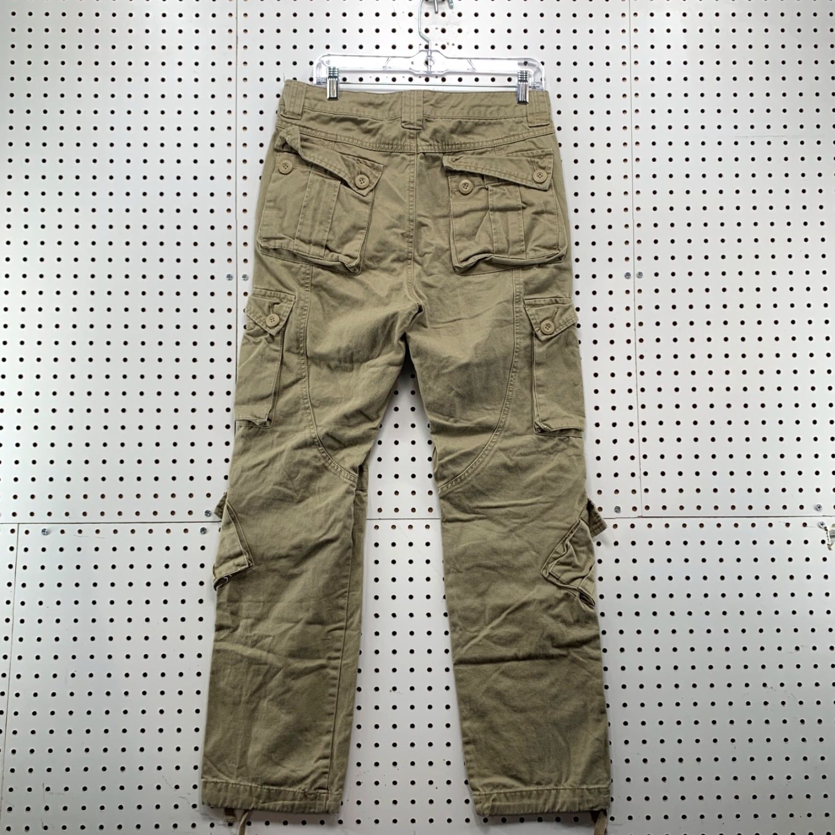 Vintage VINTAGE Matchstick Cargo Pants Mens Size 30 Brown Utility Skater Relaxed Fit 32x29.5 Size US 30 / EU 46 - 2 Thumbnail