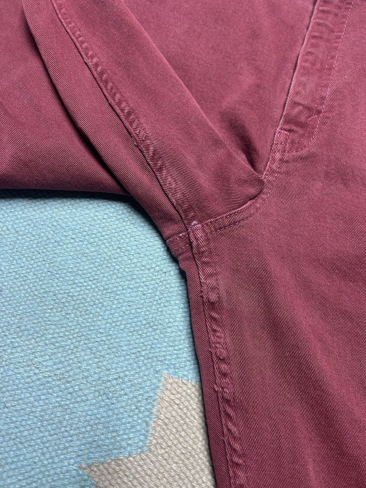 Levi's Vtg Levi’s 550 jeans maroon relaxed tapered womens 12 31x30 Size 31" - 7 Thumbnail