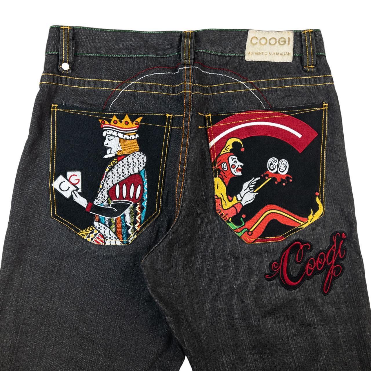 COOGI CREW 42x34 MEN'S JEANS EMBROIDERED hotsell VINYL POCKET