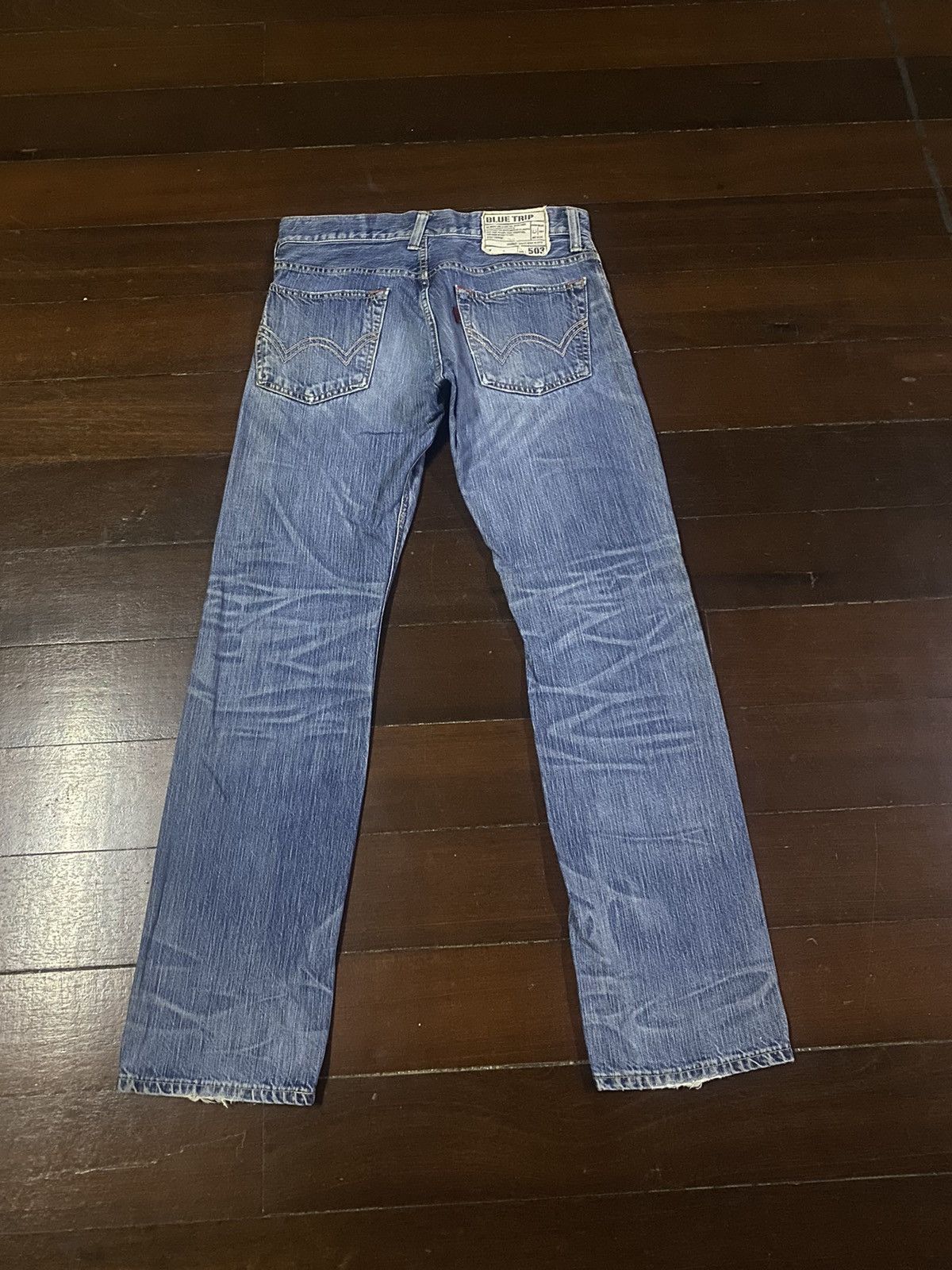 Designer × Edwin Fire 🔥 flare jeans EDWIN 503 clawmark mudwash Size US 32 / EU 48 - 7 Thumbnail