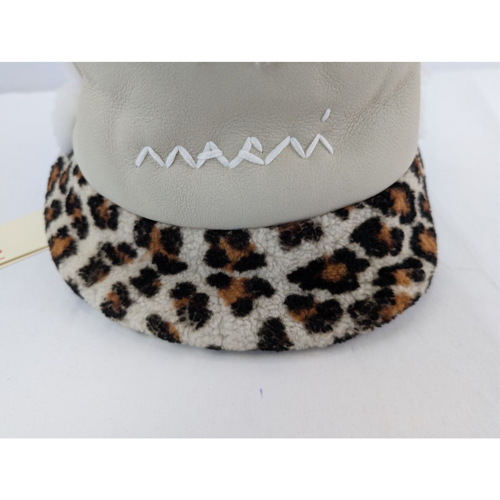 Marni o1rshd1 Size: L / Shearling Leopard Print Bucket Cap / Hat Size ONE SIZE - 3 Thumbnail