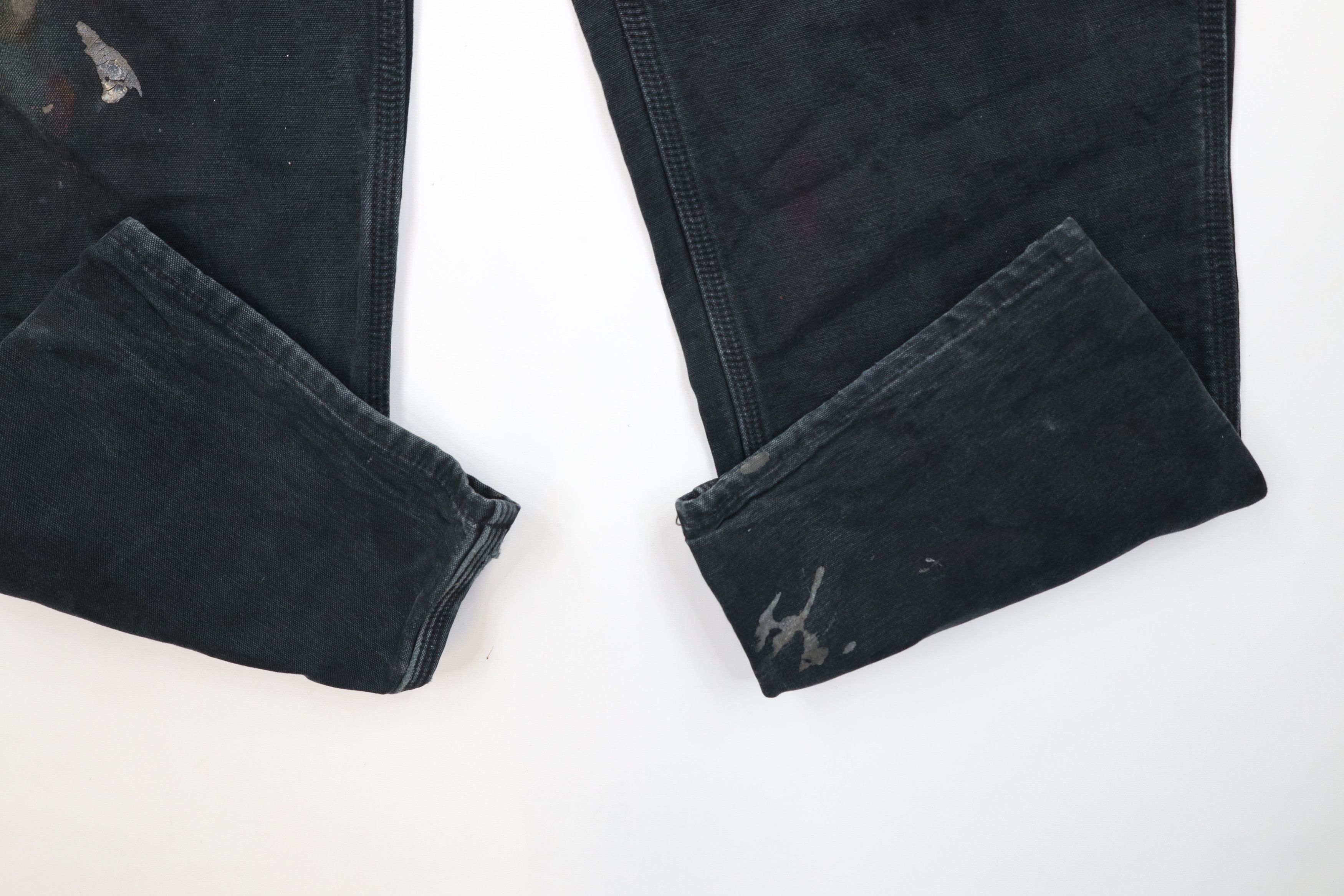 Carhartt Vintage 90s Carhartt Flannel Lined Wide Leg Canvas Pants Size US 38 / EU 54 - 6 Thumbnail