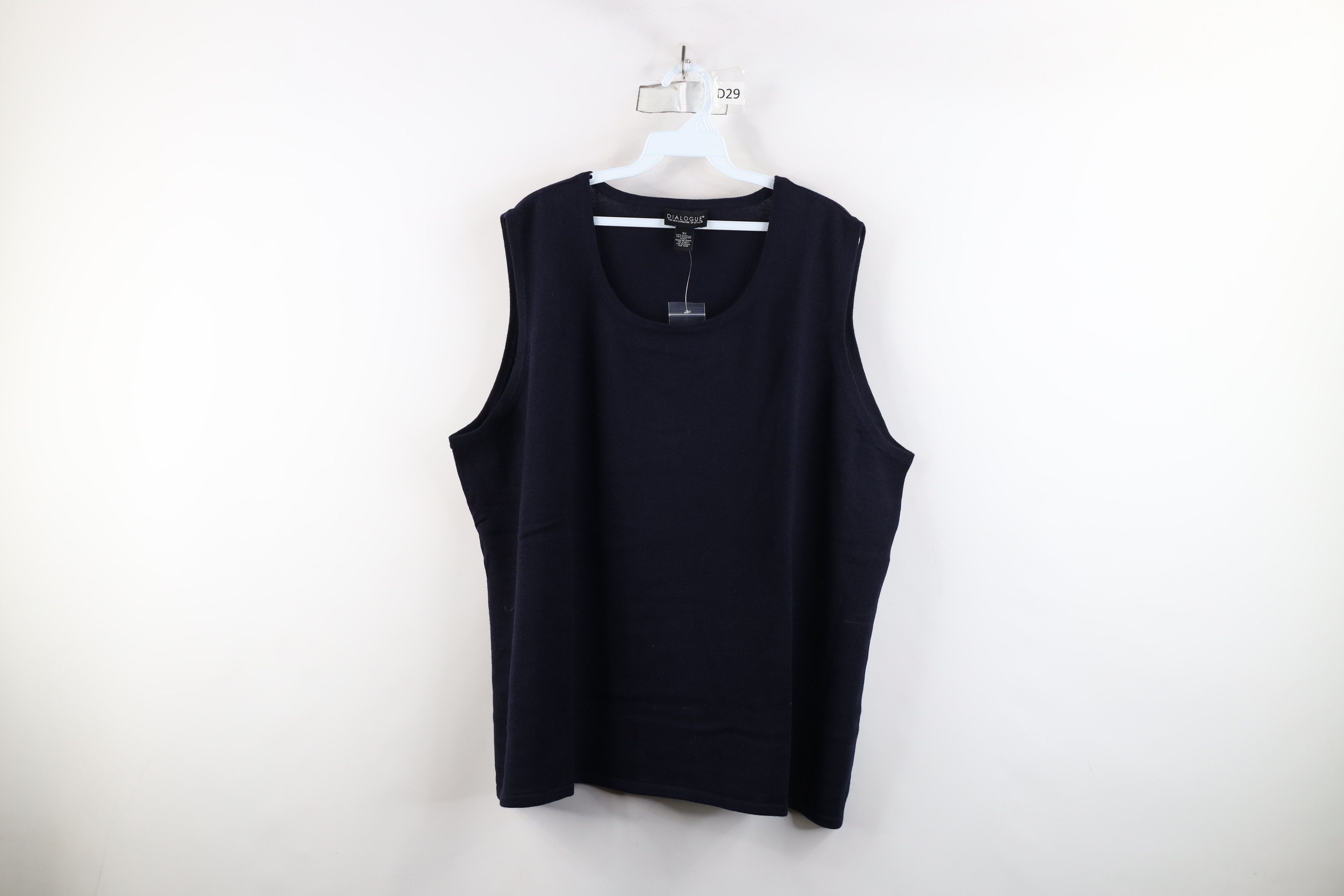Deadstock Vintage 90s Streetwear Wool Knit Sweater Vest