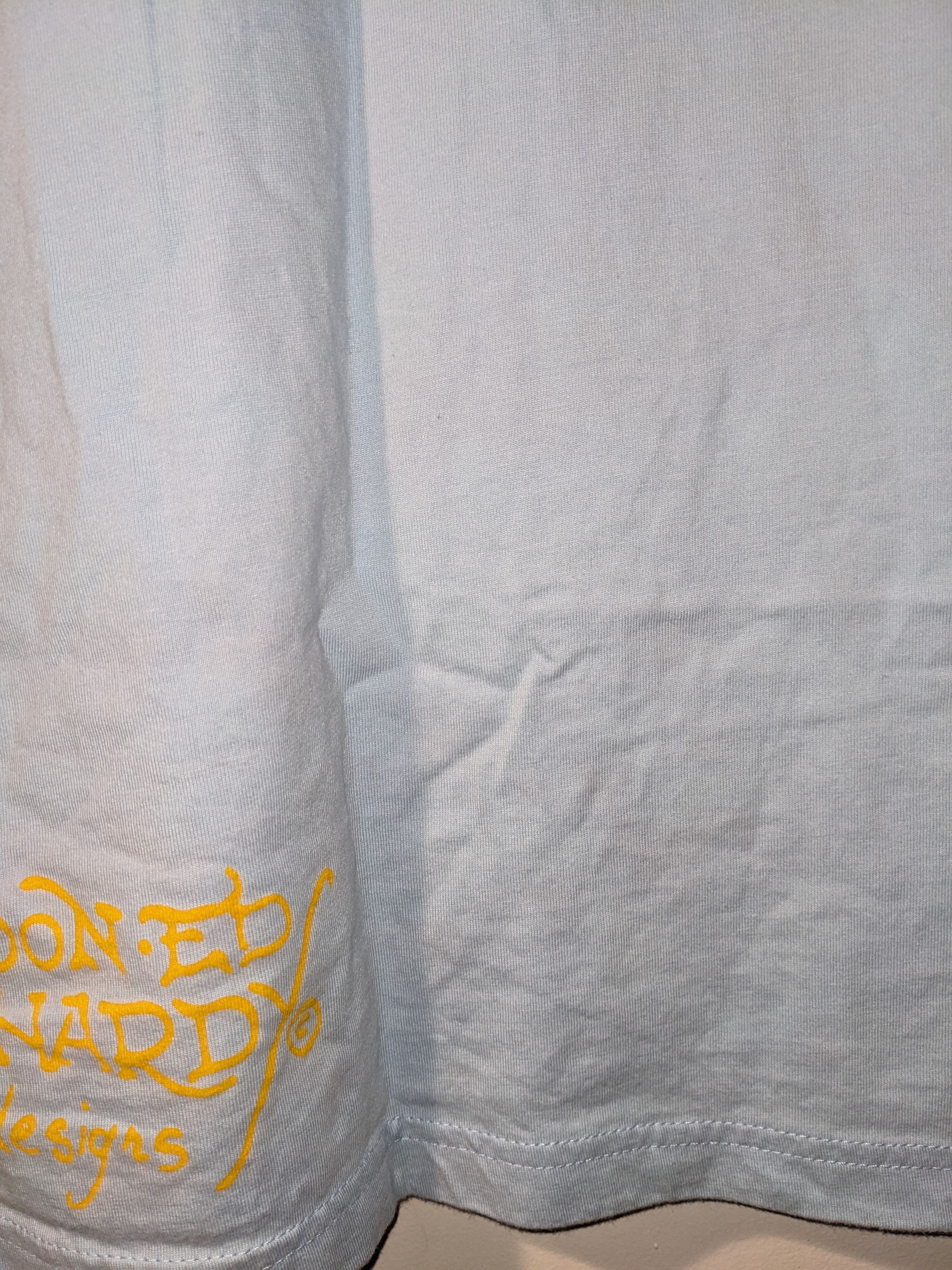 Ed Hardy × Vintage Vintage Y2K Ed Hardy Tattoo Heart Skull Blue Medium T-Shirt Size US M / EU 48-50 / 2 - 10 Thumbnail