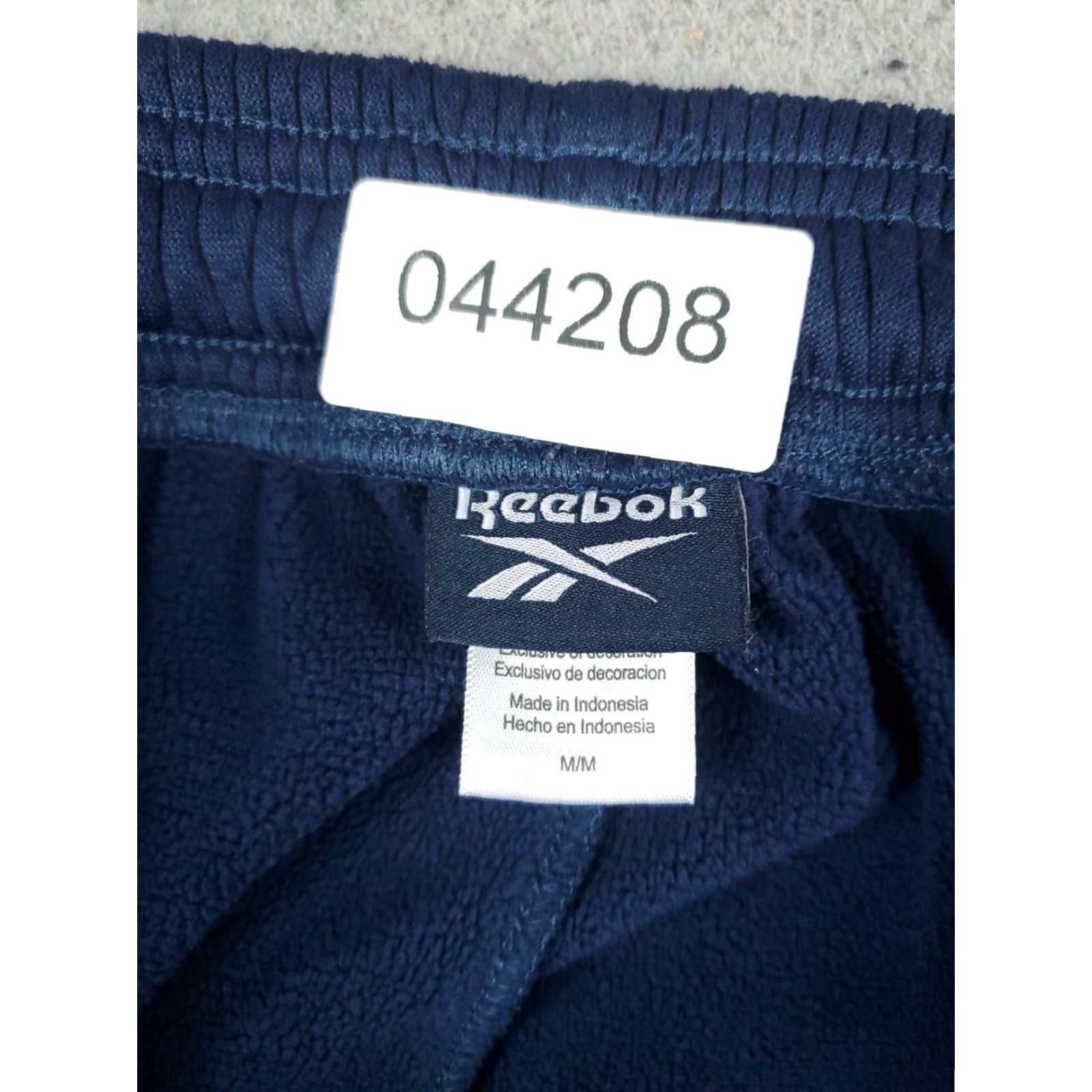 Reebok Reebok Pants Mens Size Medium Blue Track Running Sweatpants Joggers Regular Fit (With Tie) Sweatpants Size US 31 - 7 Thumbnail