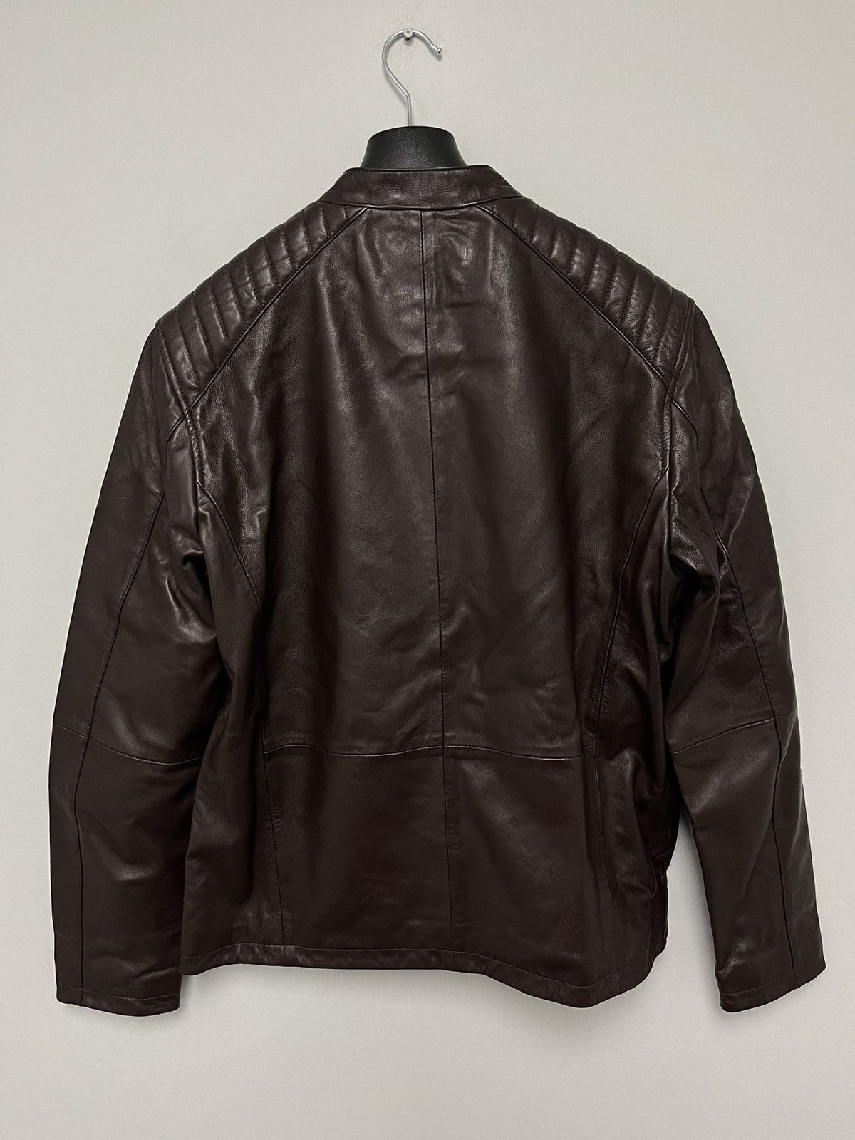 John Varvatos Leather Racer Jacket. Medium Size US S / EU 44-46 / 1 - 9 Thumbnail