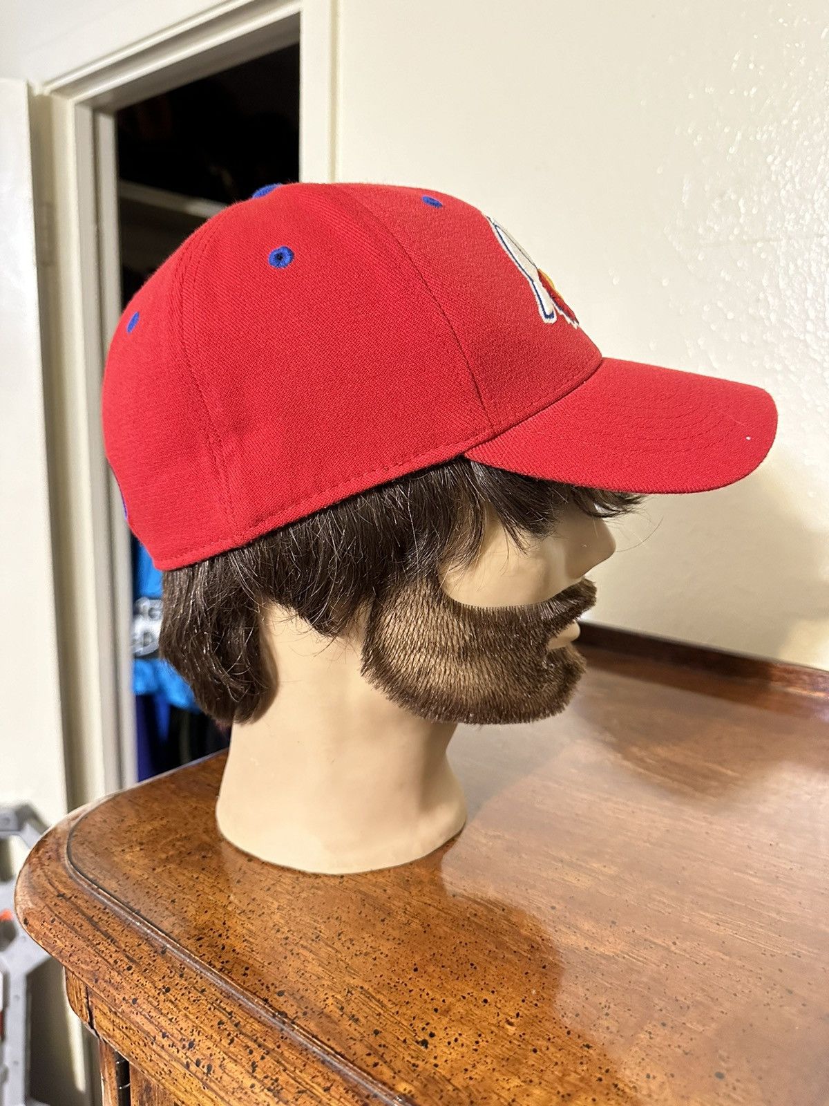 NCAA × Vintage Vintage NCAA Kansas Jayhawks university one size hat 90s Size ONE SIZE - 3 Thumbnail