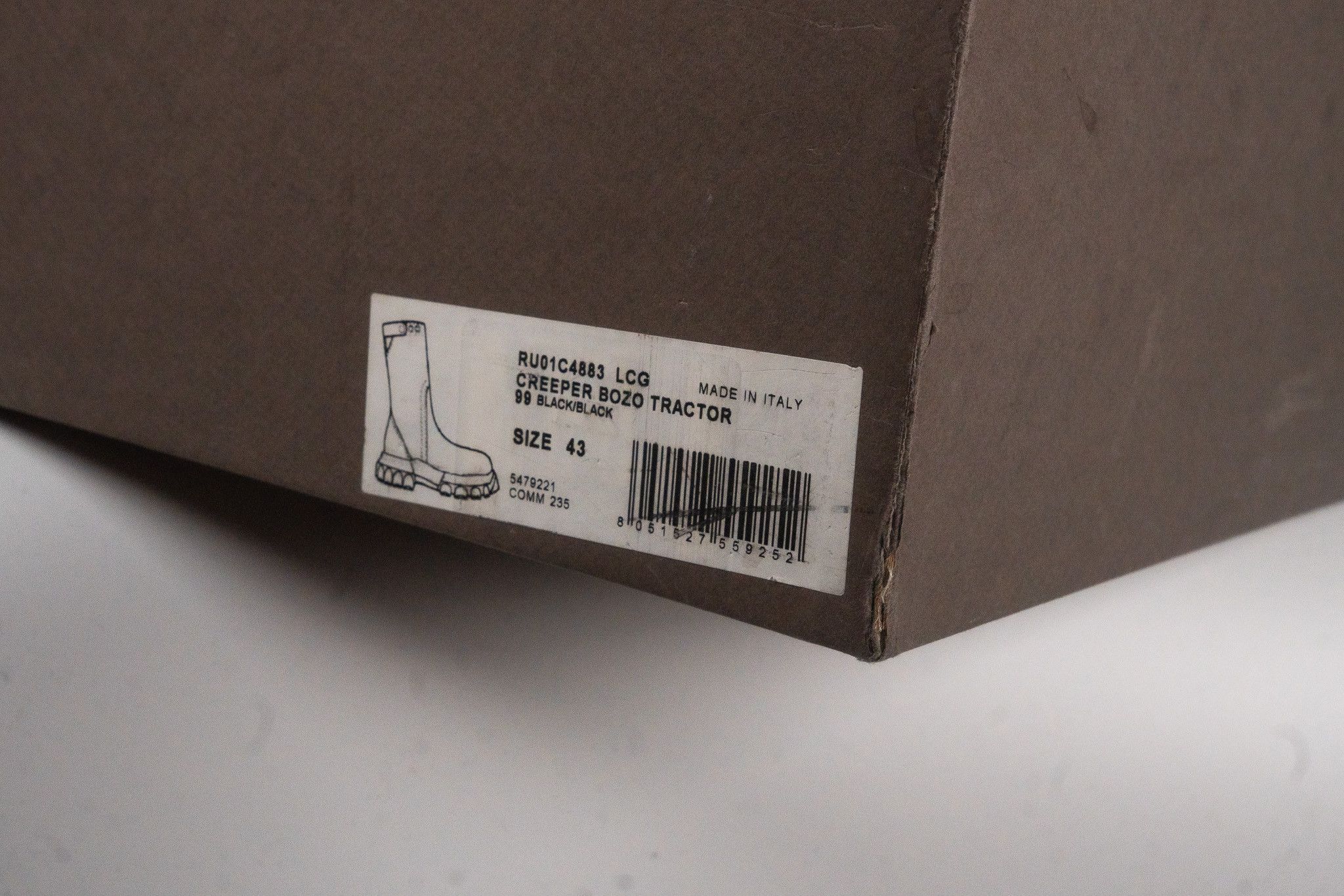 Rick Owens Rick Owens Creeper Bozo Leather Tractor Boots Size US 10 / EU 43 - 5 Thumbnail