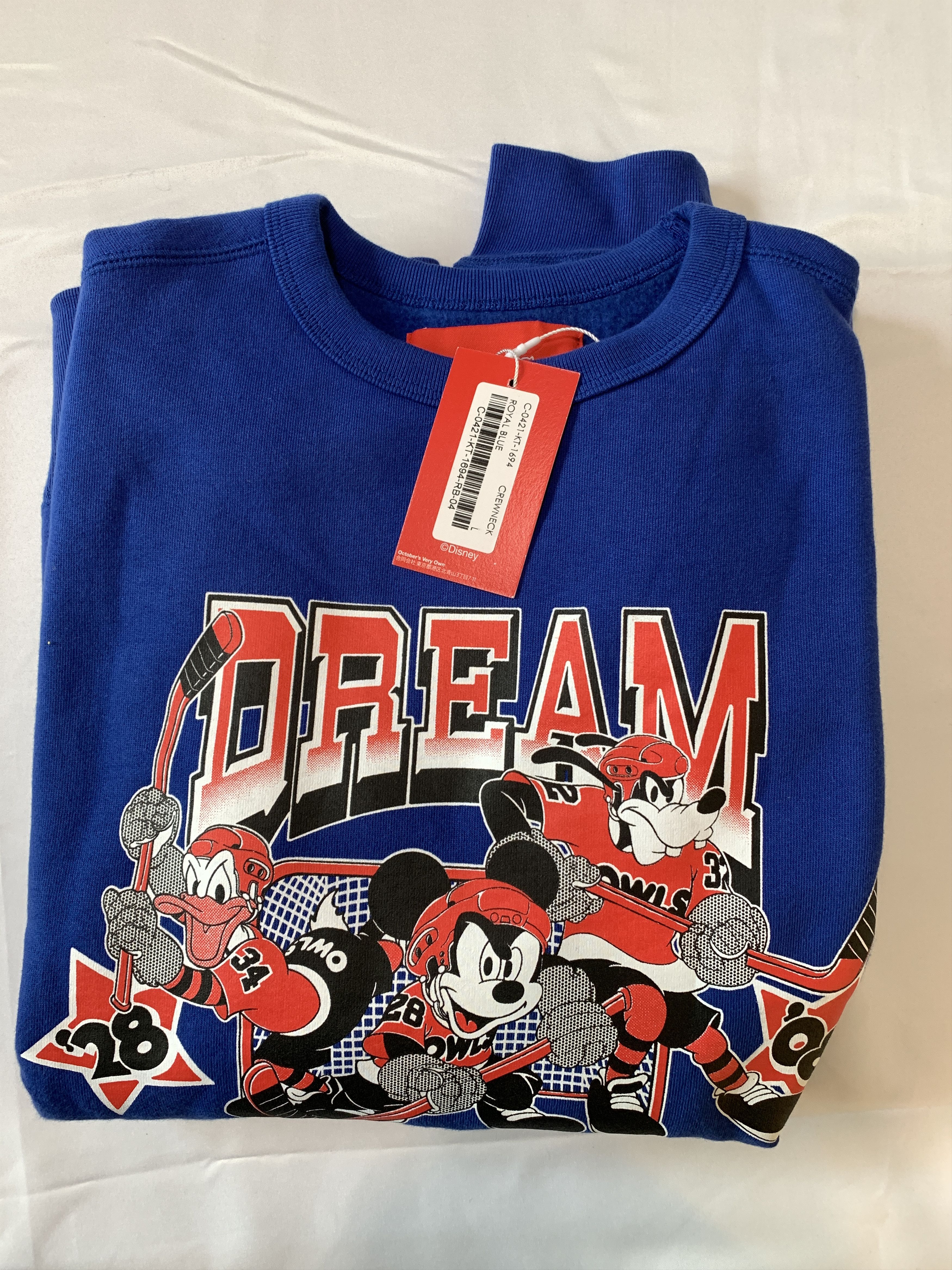 Disney OVO x Disney Dream Team Mickey Goofy & Donald Duck Crewneck Size US L / EU 52-54 / 3 - 3 Thumbnail