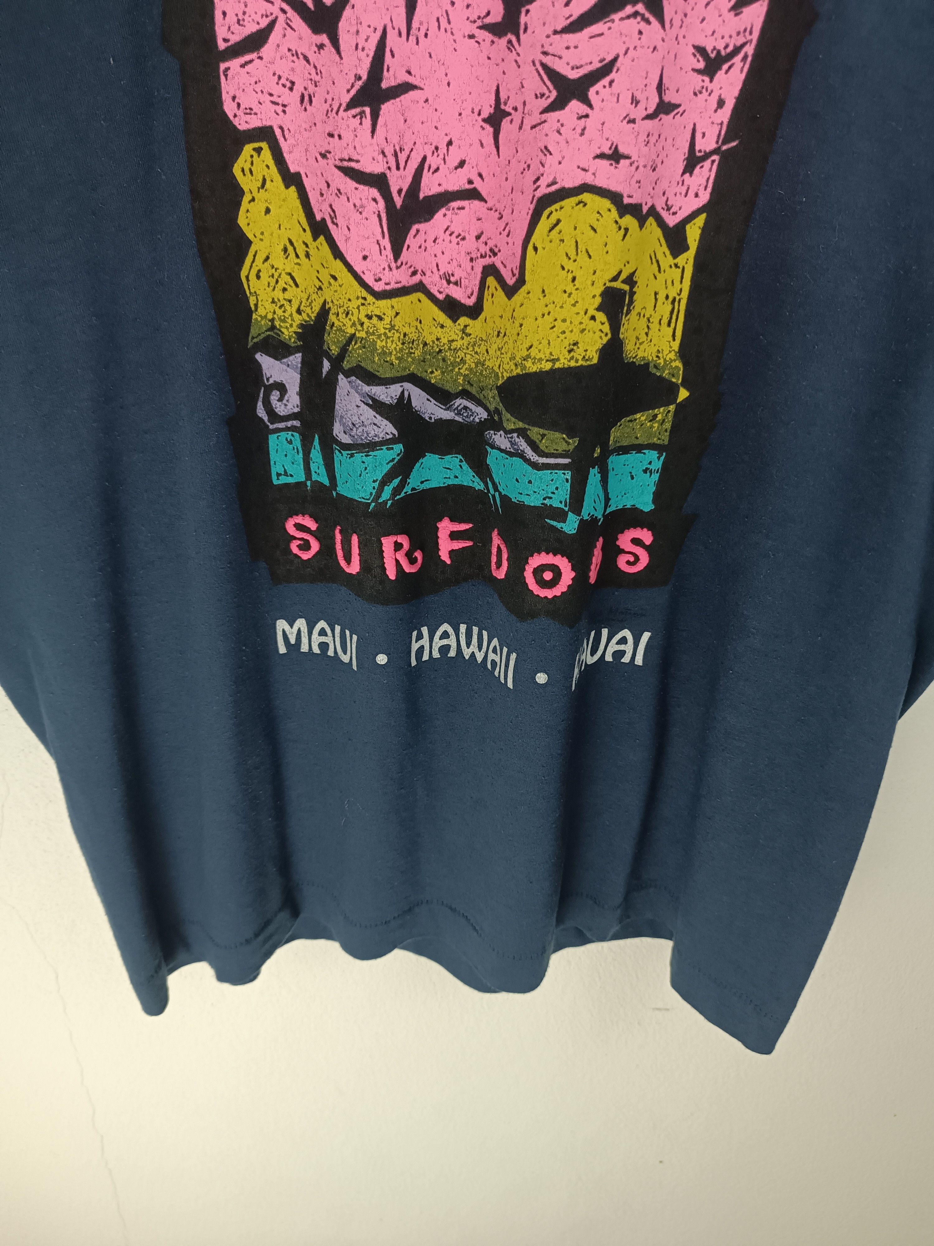 Vintage VERY RARE🔥VINTAGE 80'S HAWAII SURF DOGS RARE AF TEE Size US L / EU 52-54 / 3 - 8 Thumbnail