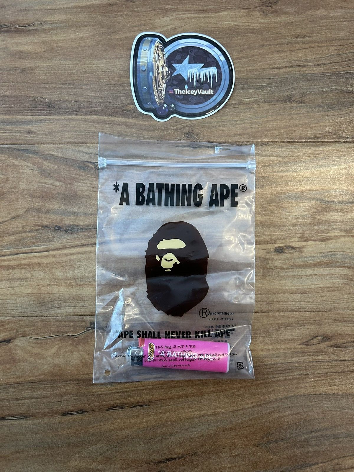 Bape NEW Bape Pink Slim Bic Lighter Size ONE SIZE - 6 Thumbnail