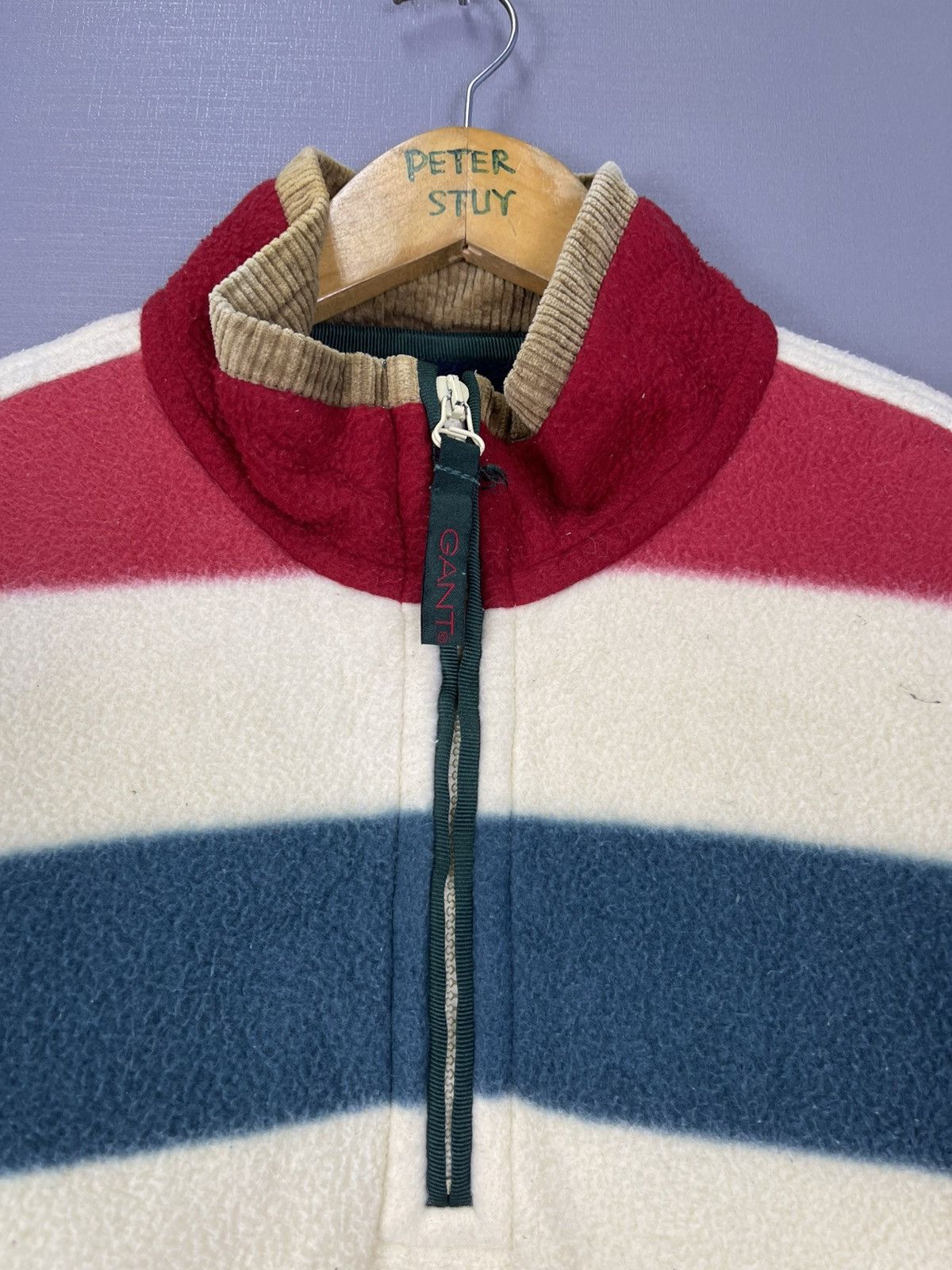 Gant × Vintage Vintage Gant Fleece Anorak Size US M / EU 48-50 / 2 - 6 Thumbnail
