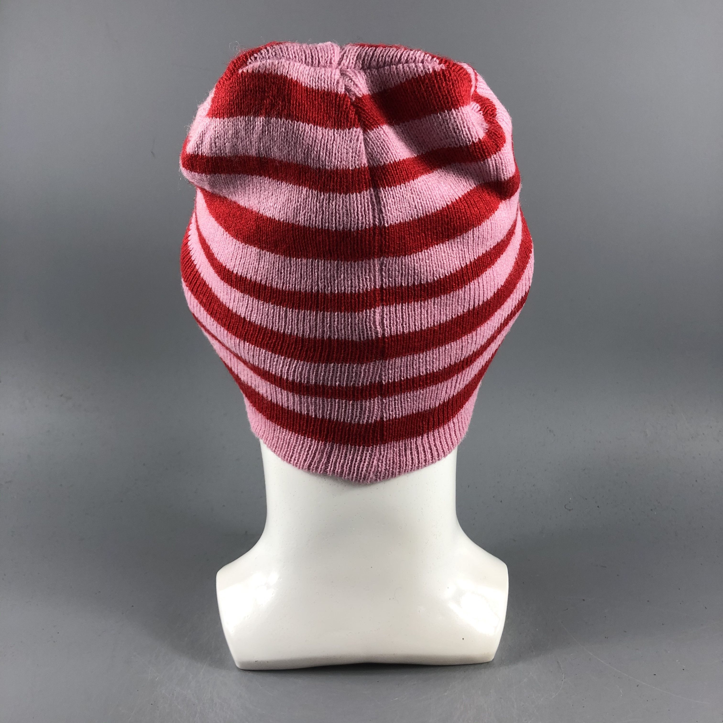 Japanese Brand × Vintage Unknown Stripe Minimalist Beanie Snow Hat Snow Cap -D185 Size ONE SIZE - 3 Thumbnail