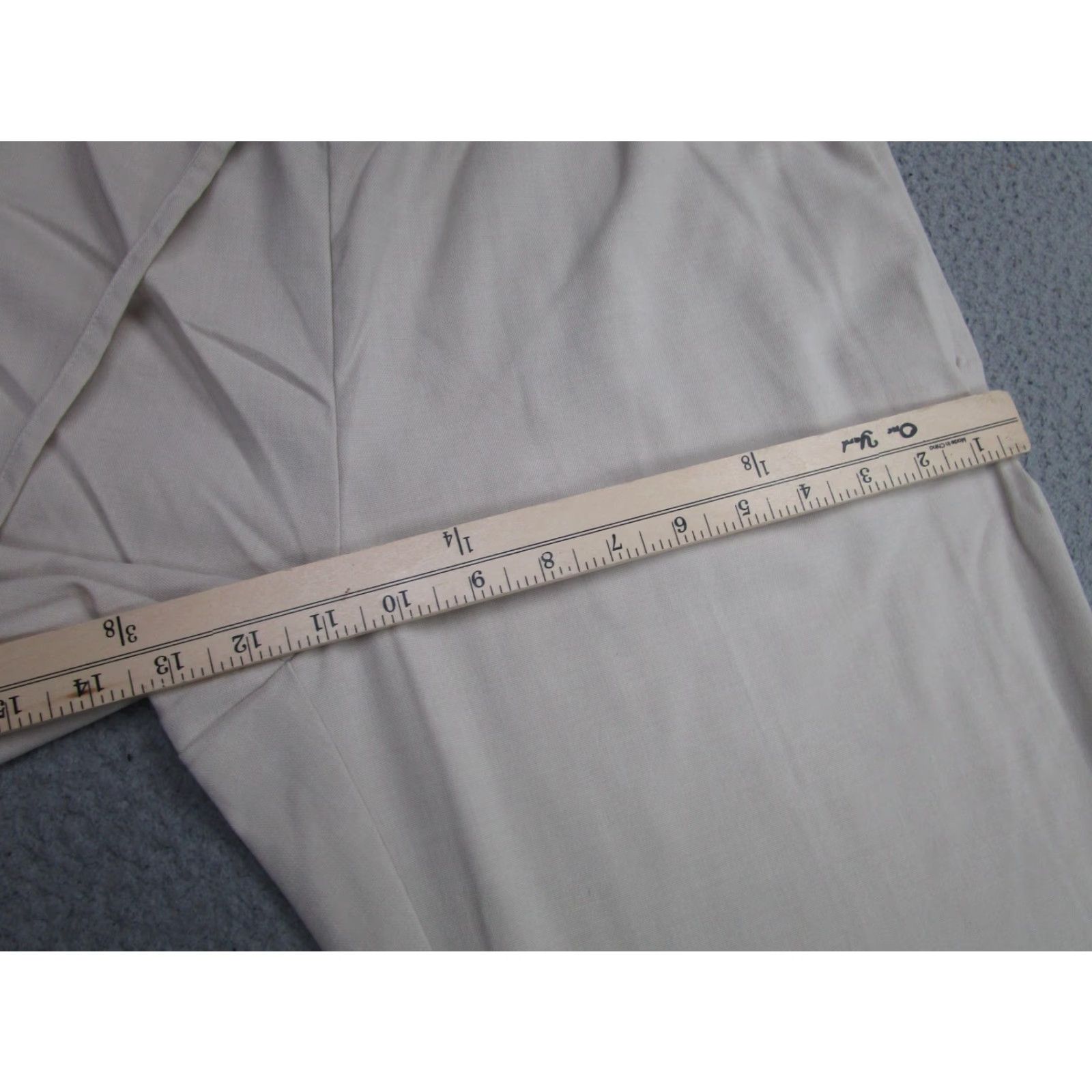 Banana Republic Banana Republic Pants Womens M beige Tapered Fit Chino Elastic Waist Stretch Size 32" / US 10 / IT 46 - 5 Thumbnail