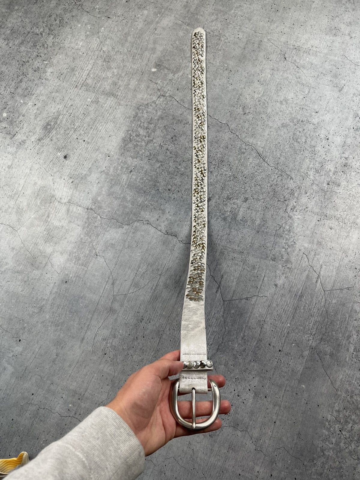 Vintage Vintage Y2K Bb.Simon Style Punk Cross Logo belt Japanese Size ONE SIZE - 3 Thumbnail