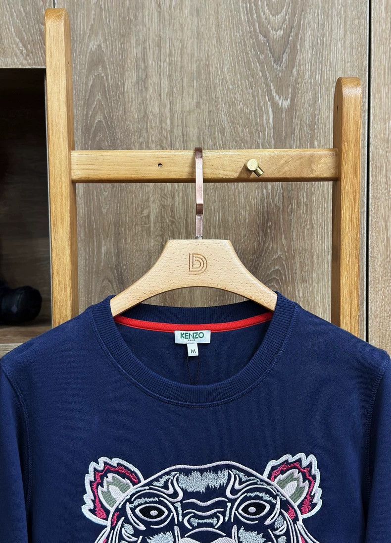 Kenzo KENZO Navy blue casual hoodie with round neck Size US M / EU 48-50 / 2 - 9 Thumbnail