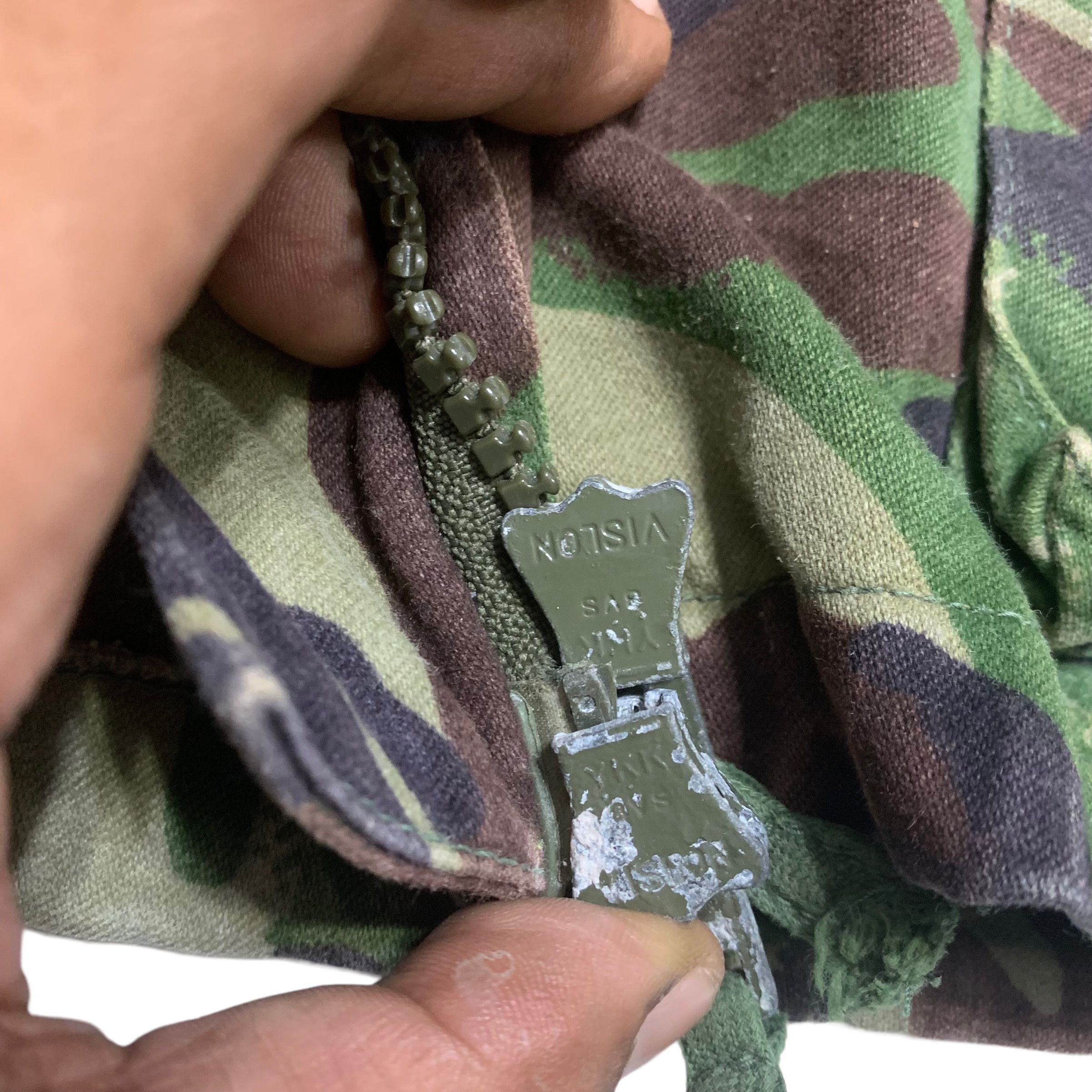 Vintage True Vintage 60s Smock Combat Camouflage Army Jacket Size US XL / EU 56 / 4 - 6 Thumbnail