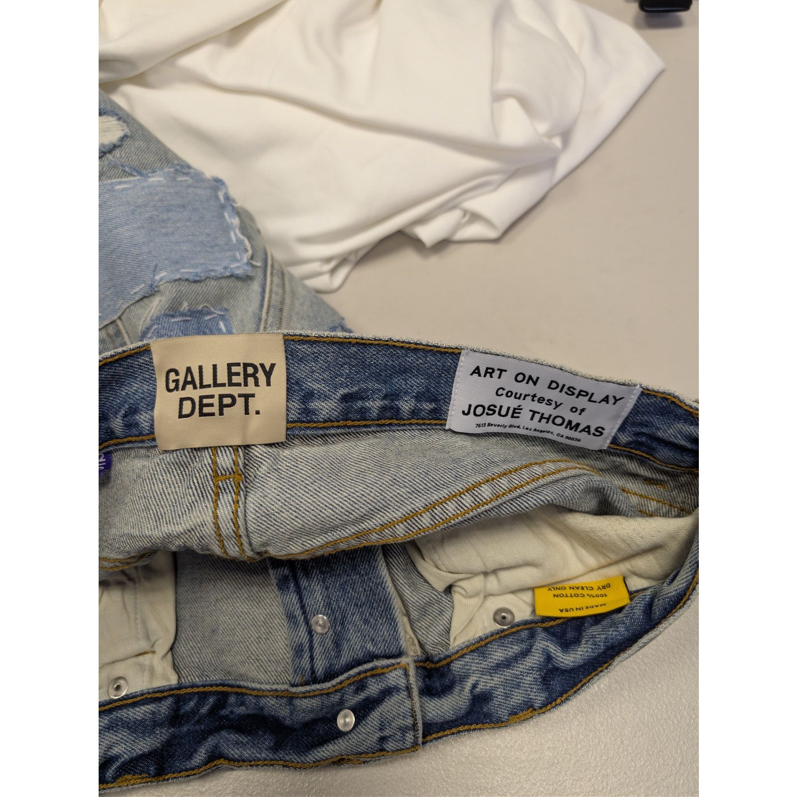 Gallery Dept. o1rshd1 Size: 32 x 32 / Bowery 5001 Straight-Leg Denim Jeans Size US 32 / EU 48 - 20 Thumbnail