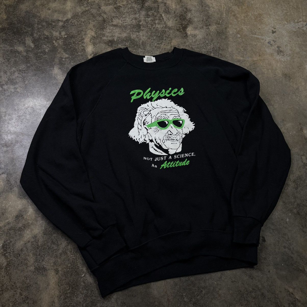 Vintage vintage albert Einstein science funny baggy sweatshirt Size US XXL / EU 58 / 5 - 2 Thumbnail