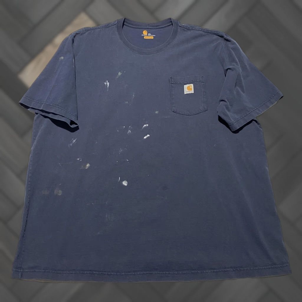 Carhartt **Carhartt K87 Mens 3XL Navy Blue Workwear Pocket Tee** User: Carhartt K87 Mens 3XL Navy Blue Workwear Pocket Tee Size US XXL / EU 58 / 5 - 1 Thumbnail