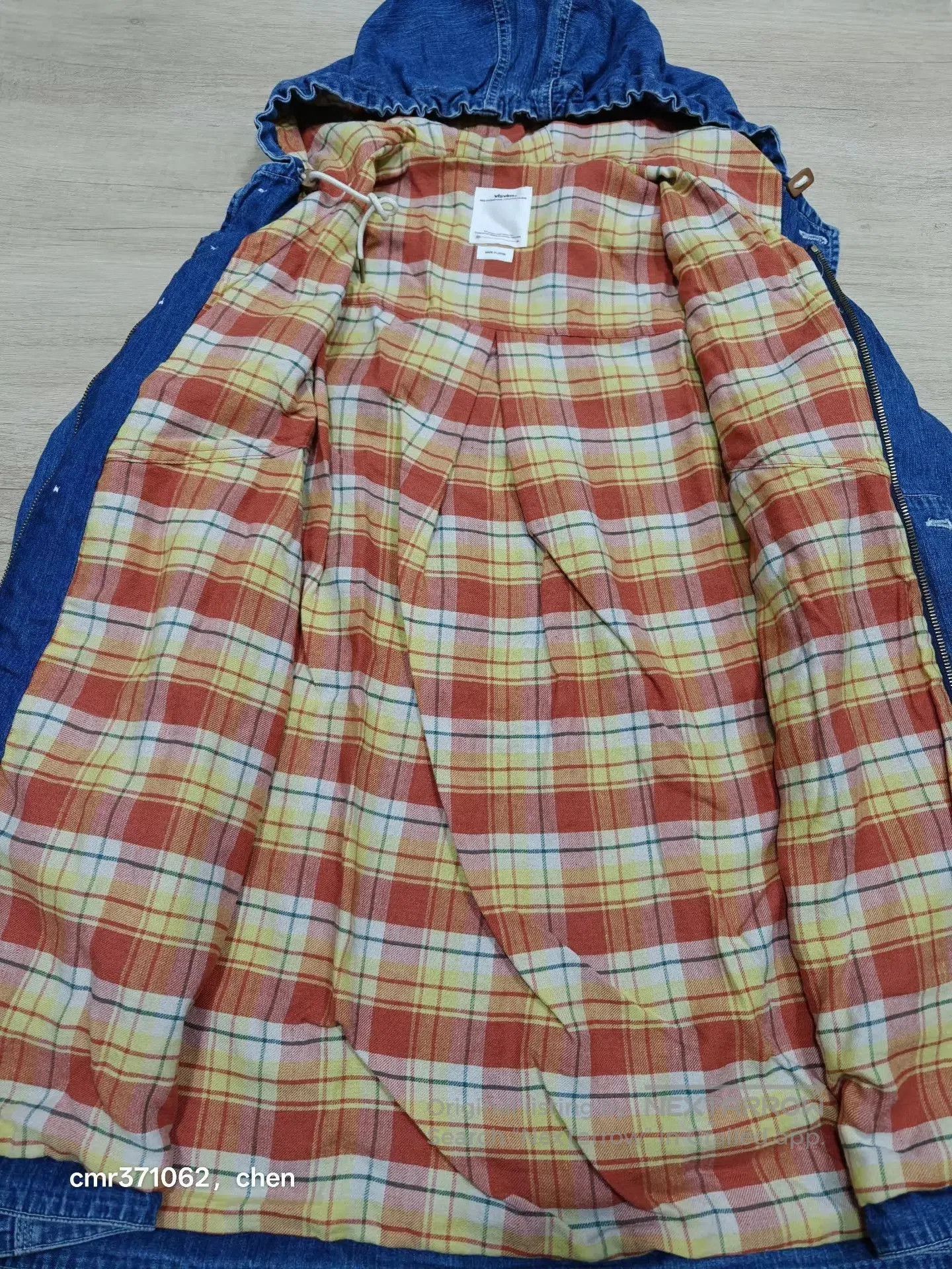 Visvim Blue Denim Hooded Jacket Size S. Size US S / EU 44-46 / 1 - 5 Thumbnail