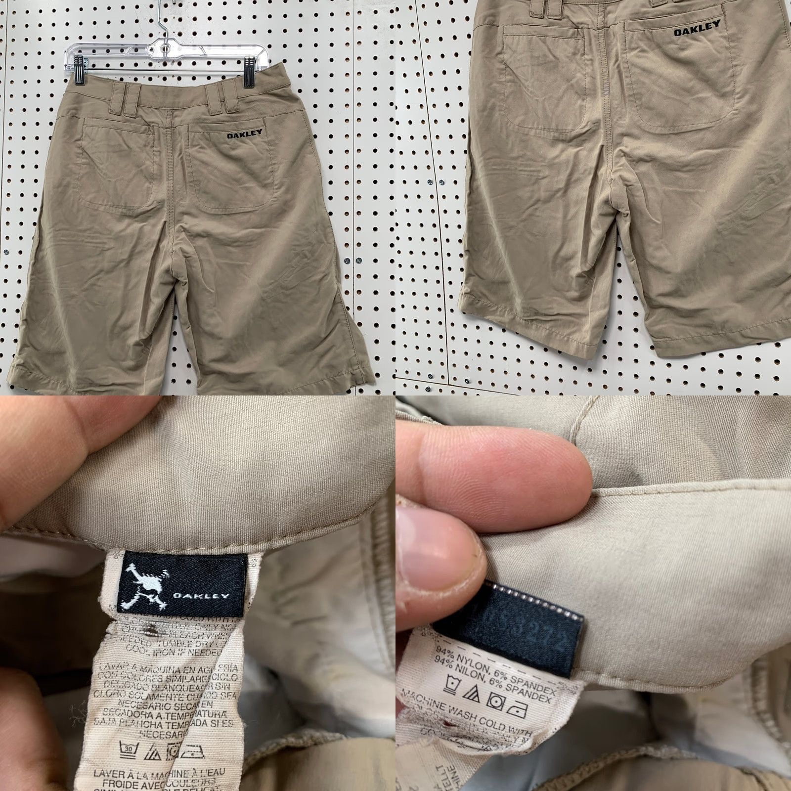 Oakley Oakley Chino Hiking Shorts Mens 30 Khaki Cargo Outdoor Hike 32x11 Size US 30 / EU 46 - 8 Thumbnail
