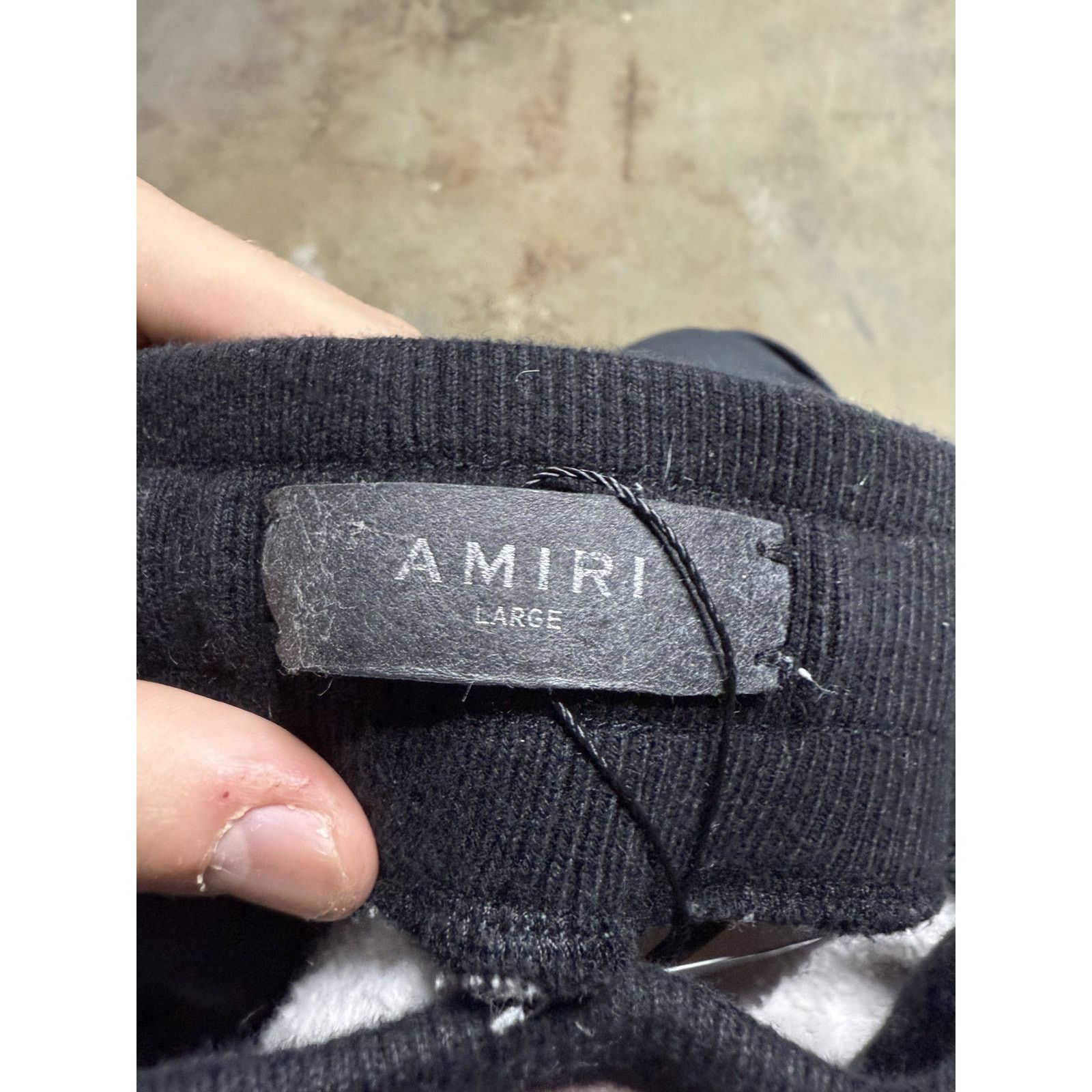 Amiri Amiri Side Logo Sweats White Used Large Size US 36 / EU 52 - 2 Thumbnail